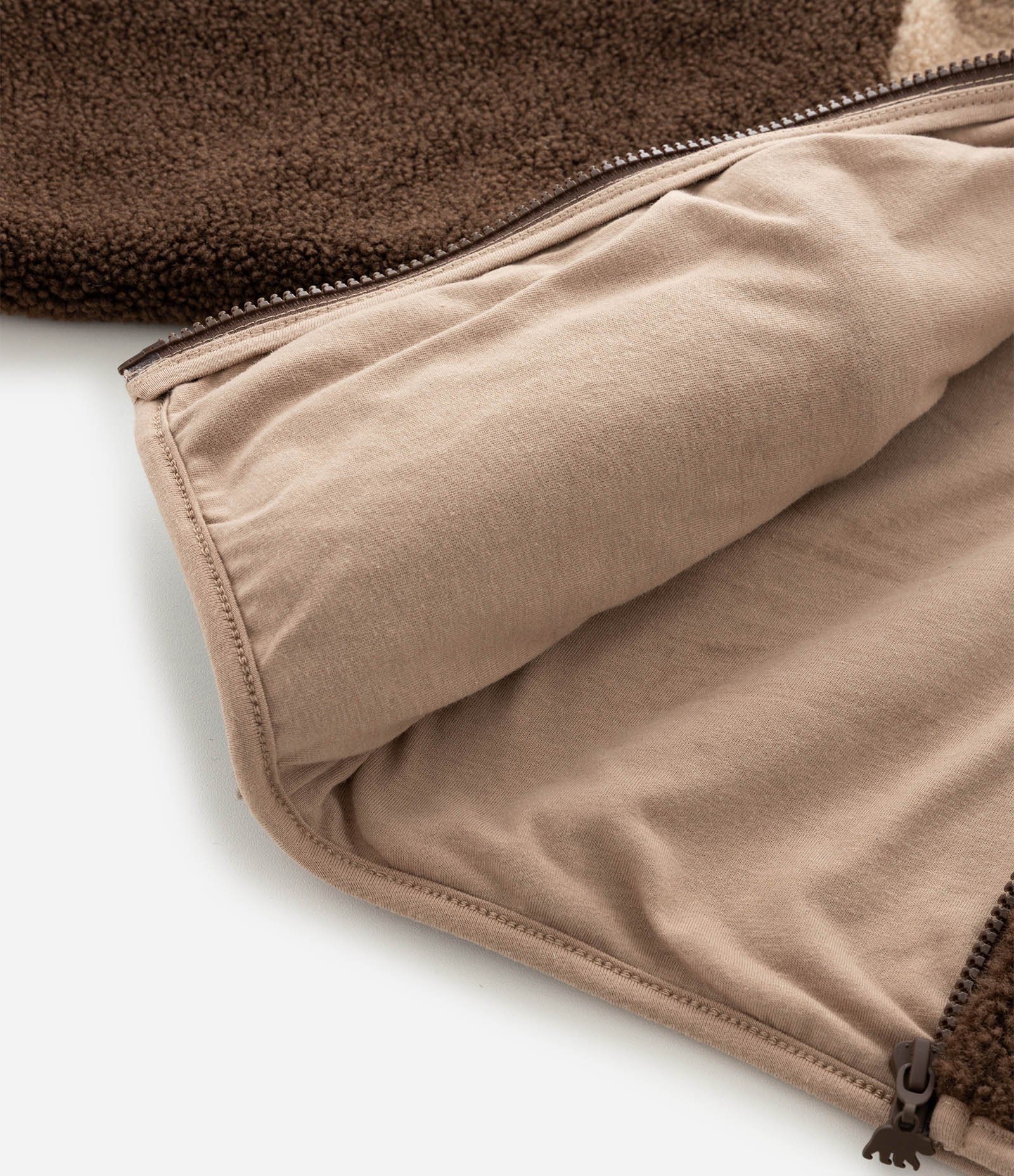 Jaqueta Infantil em Sherpa com Bordado de Ursinho – Tam 1 a 5/6 Anos Marrom 4