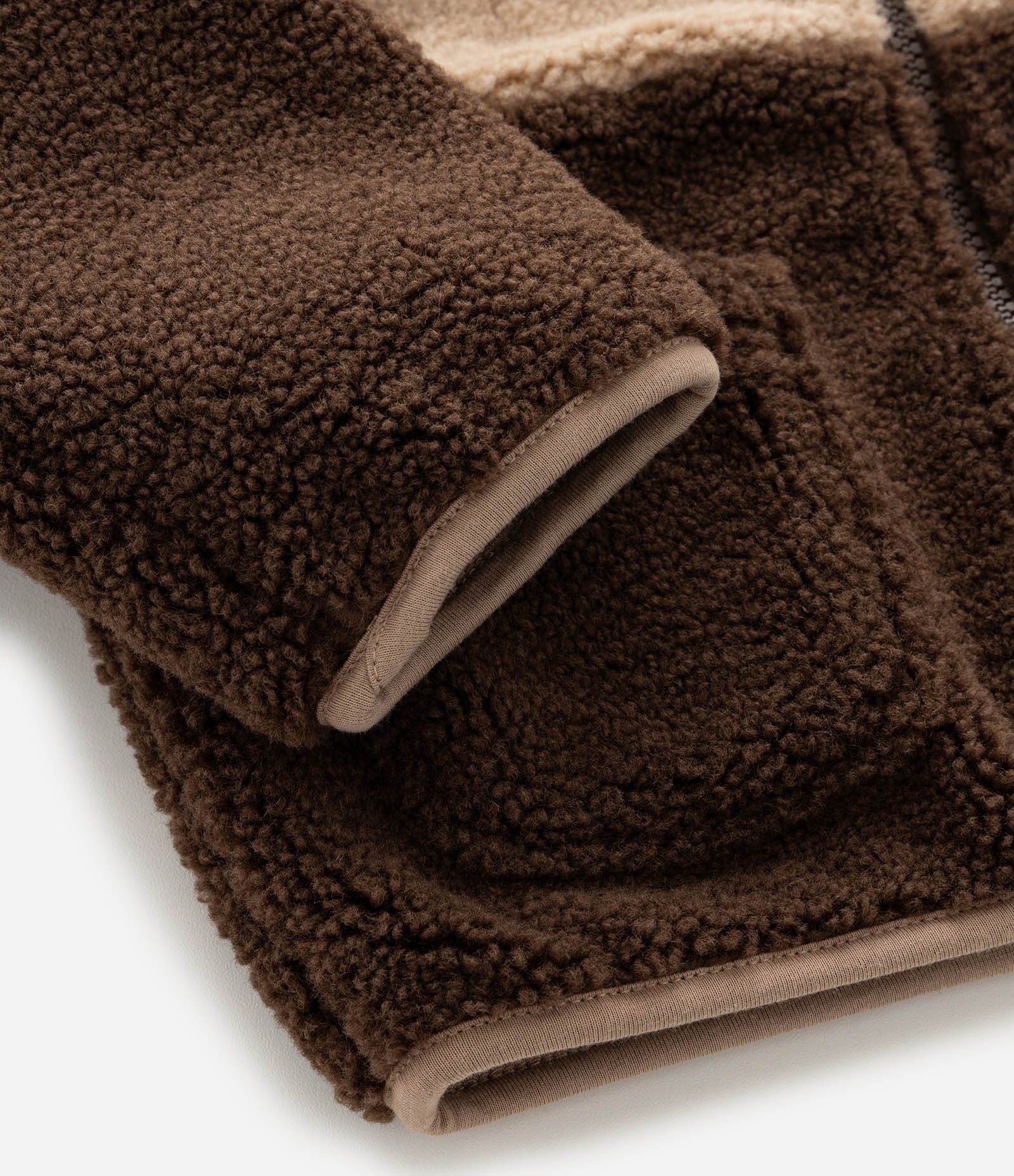 Jaqueta Infantil em Sherpa com Bordado de Ursinho – Tam 1 a 5/6 Anos Marrom 7