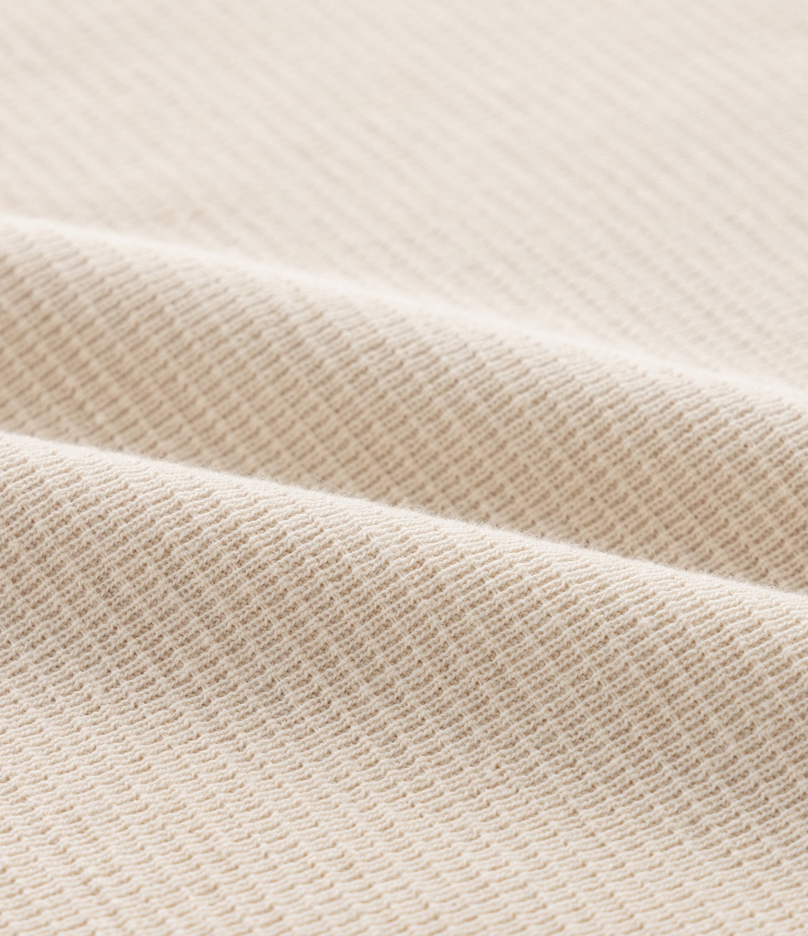 Camiseta Regular em Algodão Texturizado Bege 4