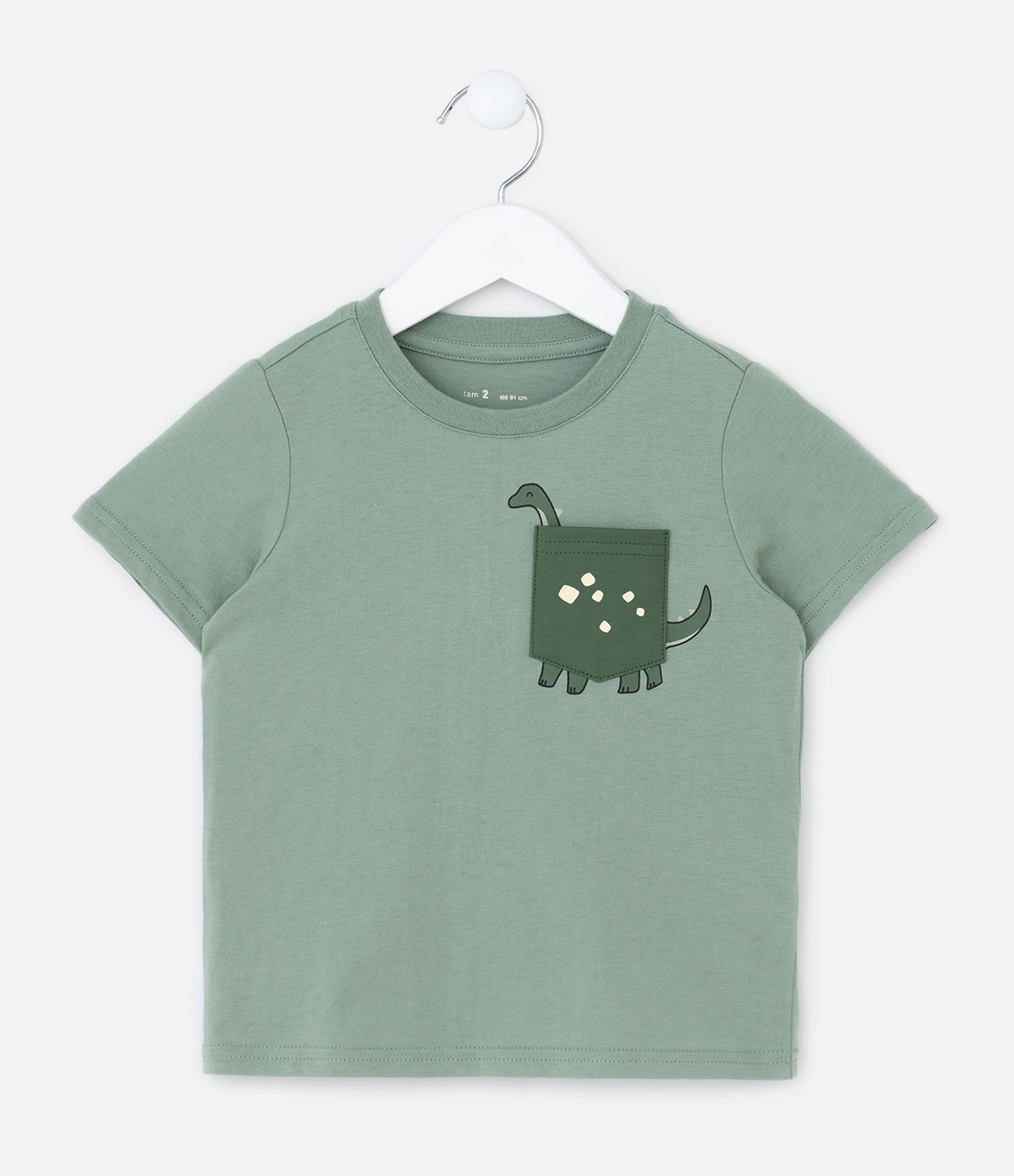 Conjunto Infantil com Estampada Dinossauro – Tam 1 a 5/6 Anos Verde 3