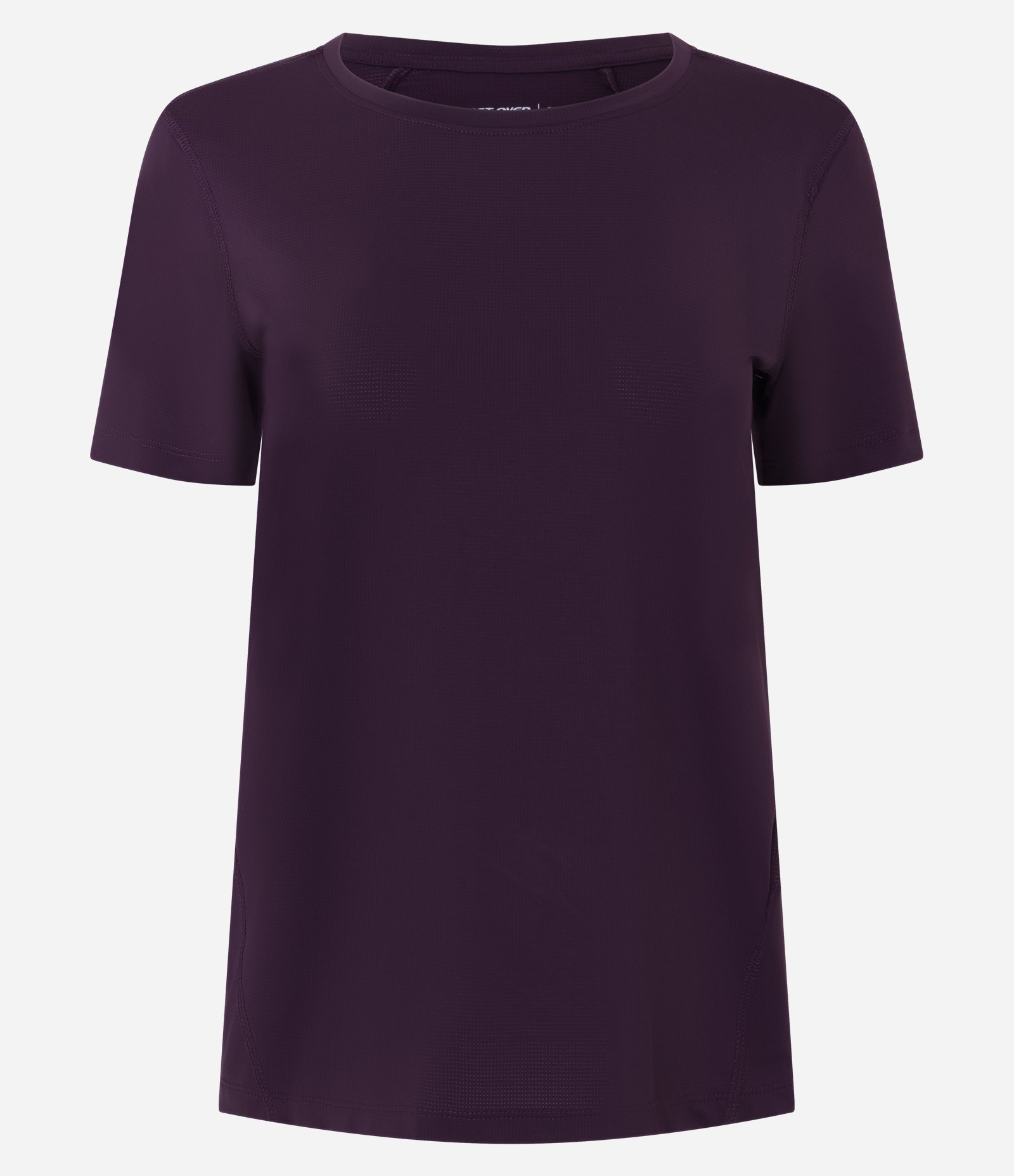 Camiseta Esportiva Manga Curta em Poliamida Vinho 1