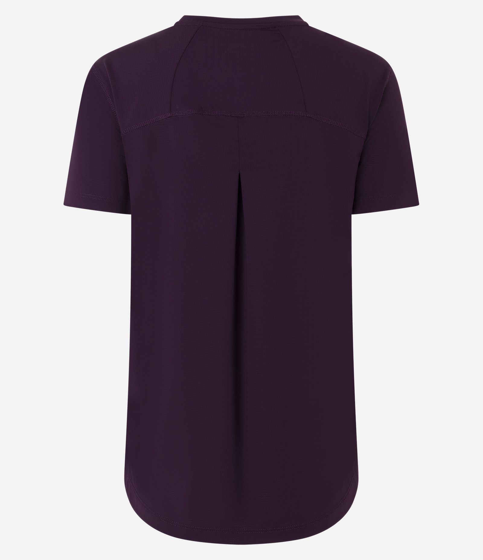 Camiseta Esportiva Manga Curta em Poliamida Vinho 3