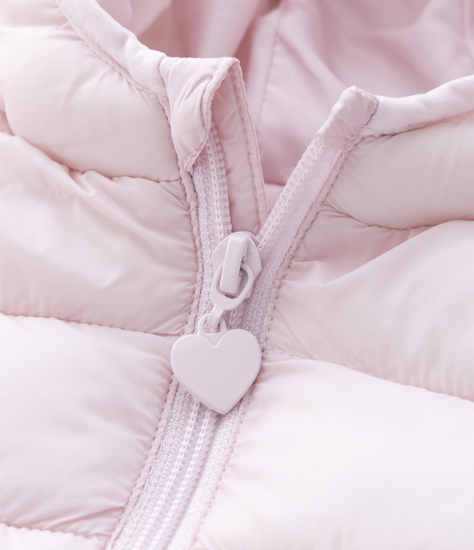 Jaqueta Puffer Infantil com Capuz - Tam 1 a 6 anos Rosa Claro 9