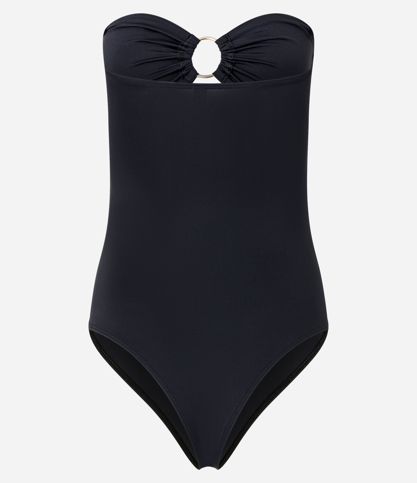 Body em Poliamida Sem Manga com Recortes e Aviamento de Metal Preto 7