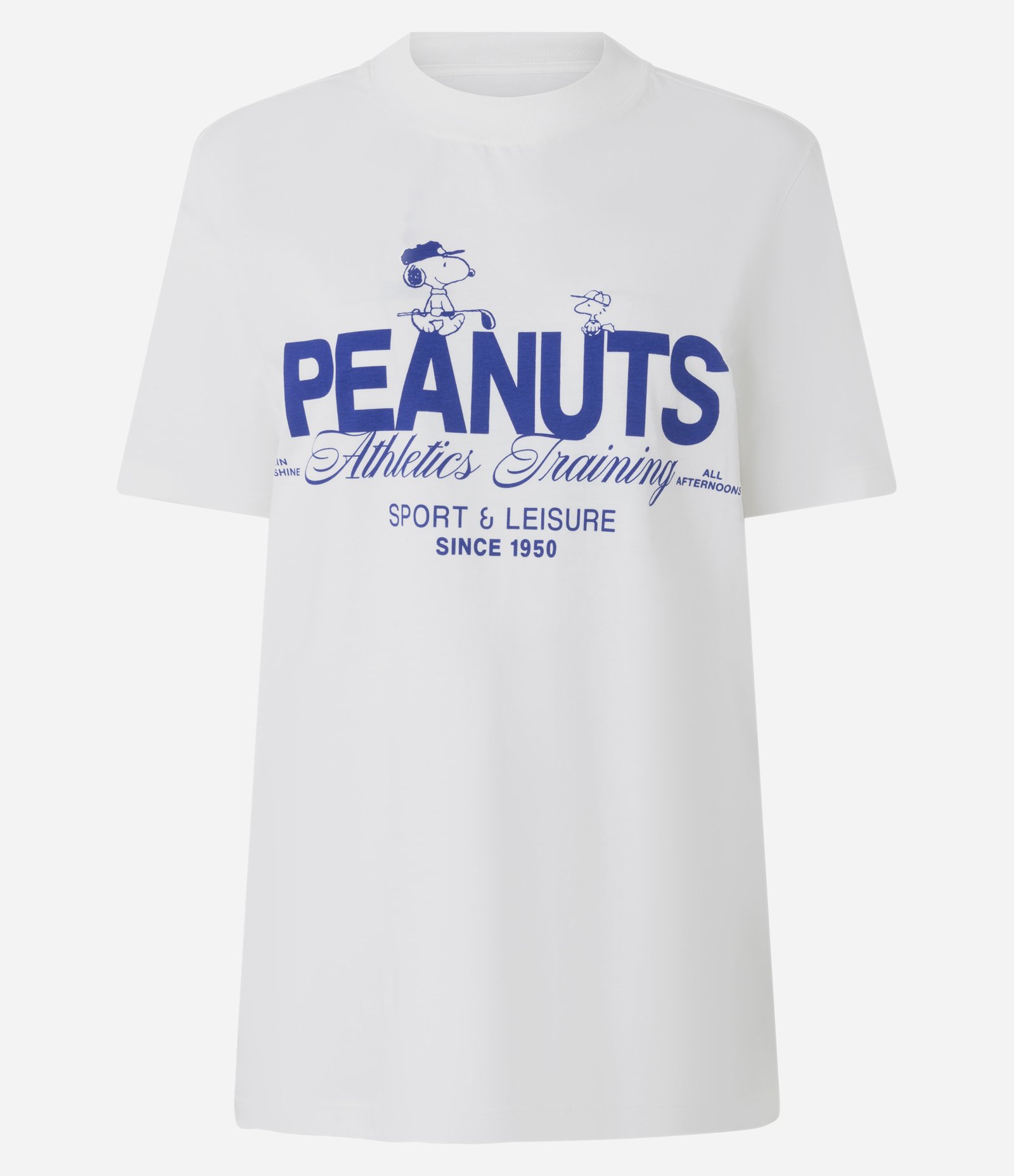 Camiseta T-shirt em Algodão com Estampa Peanuts Sport Training Branco 5