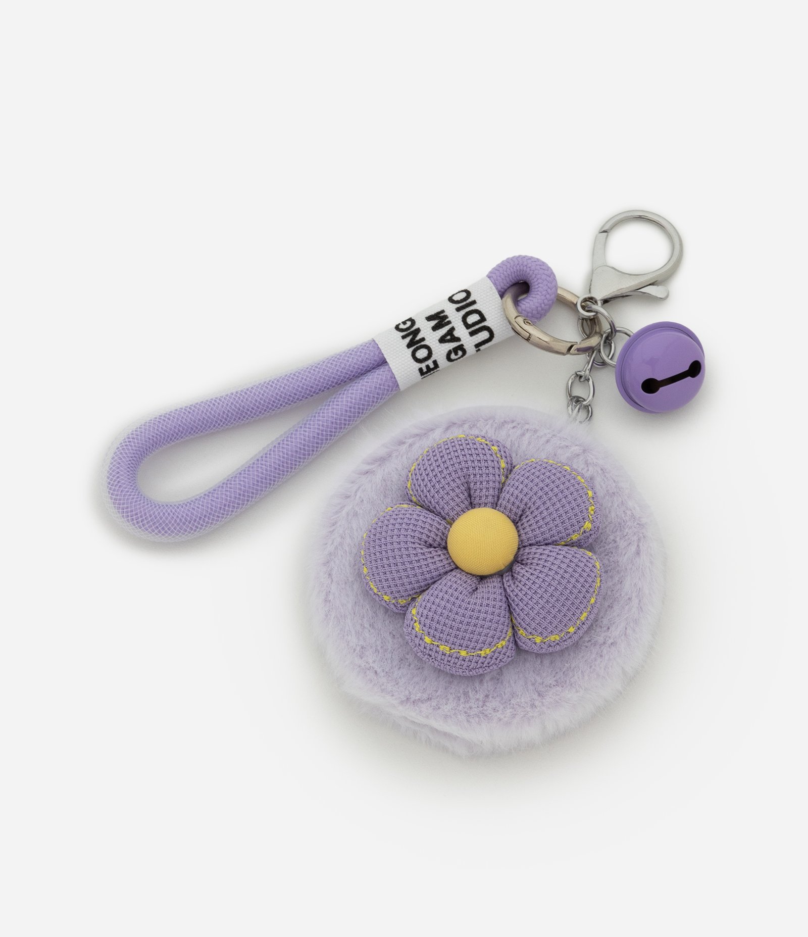 Espelho Duplo Portátil com Pelos Fun Alchemia Lilás 2