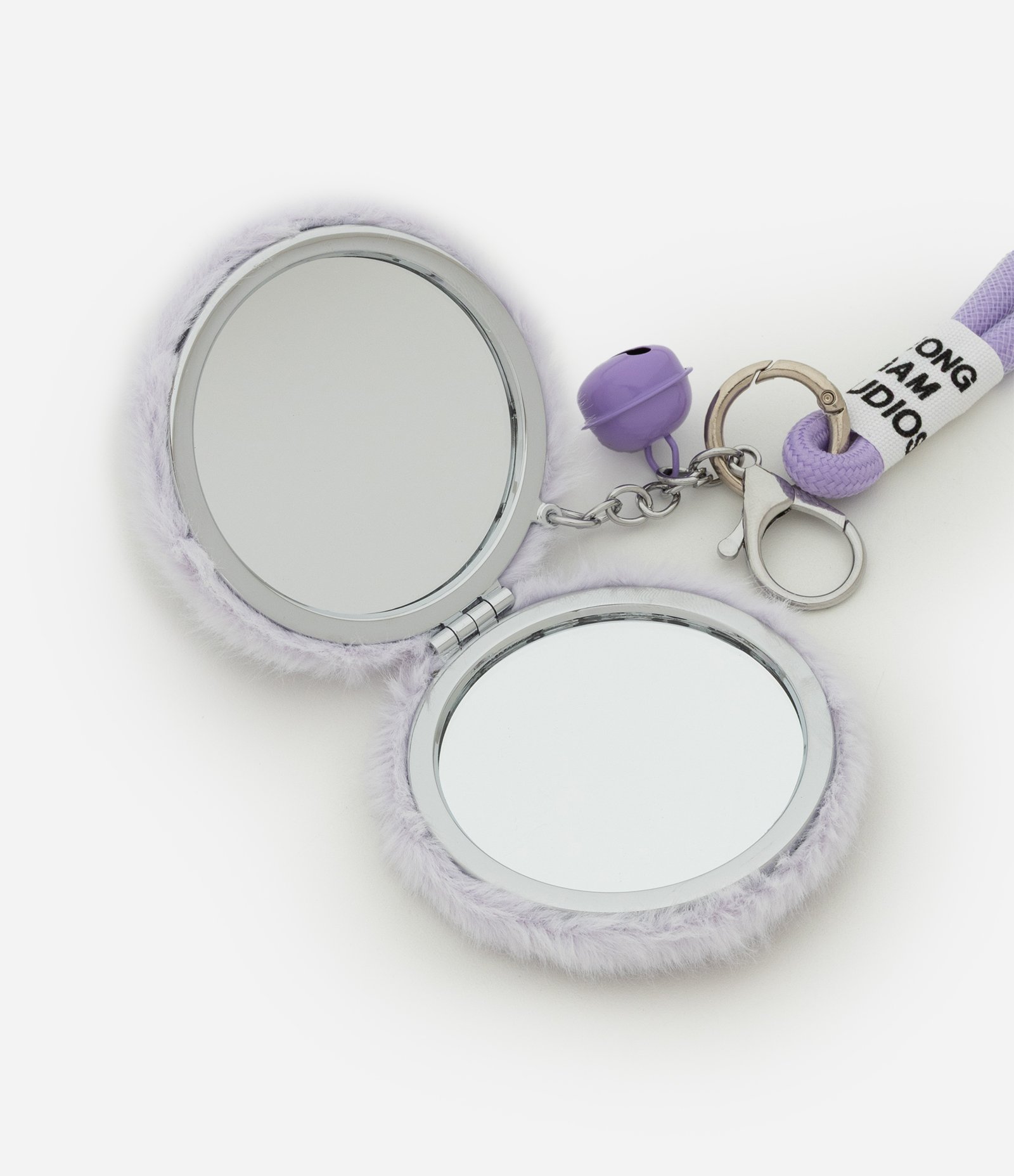 Espelho Duplo Portátil com Pelos Fun Alchemia Lilás 5