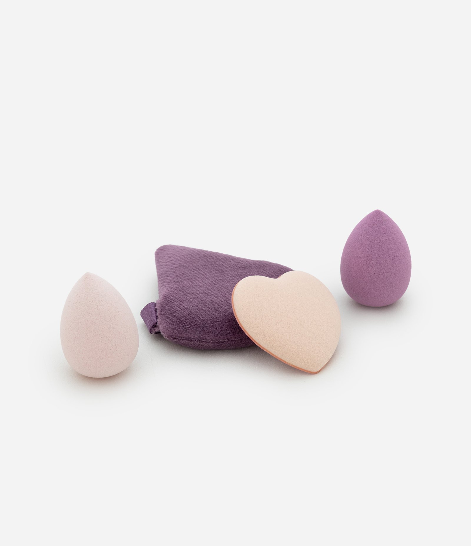 Kit Alchemia com 4 Esponjas de Maquiagem com Case Acrílico e Fitinha U 2