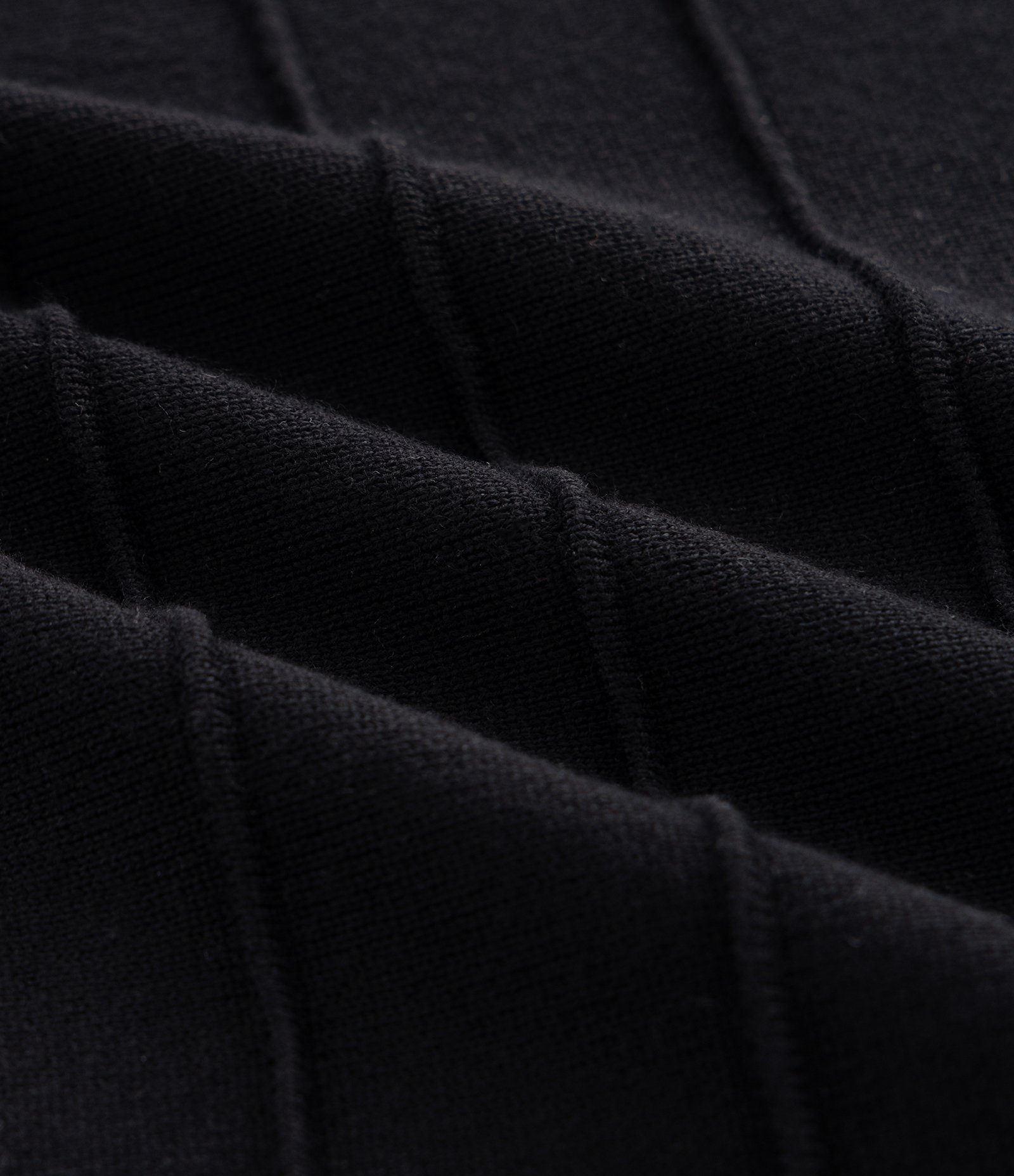 Suéter em Tricô com Efeito de Sobreposição Curve & Plus Size Preto 3