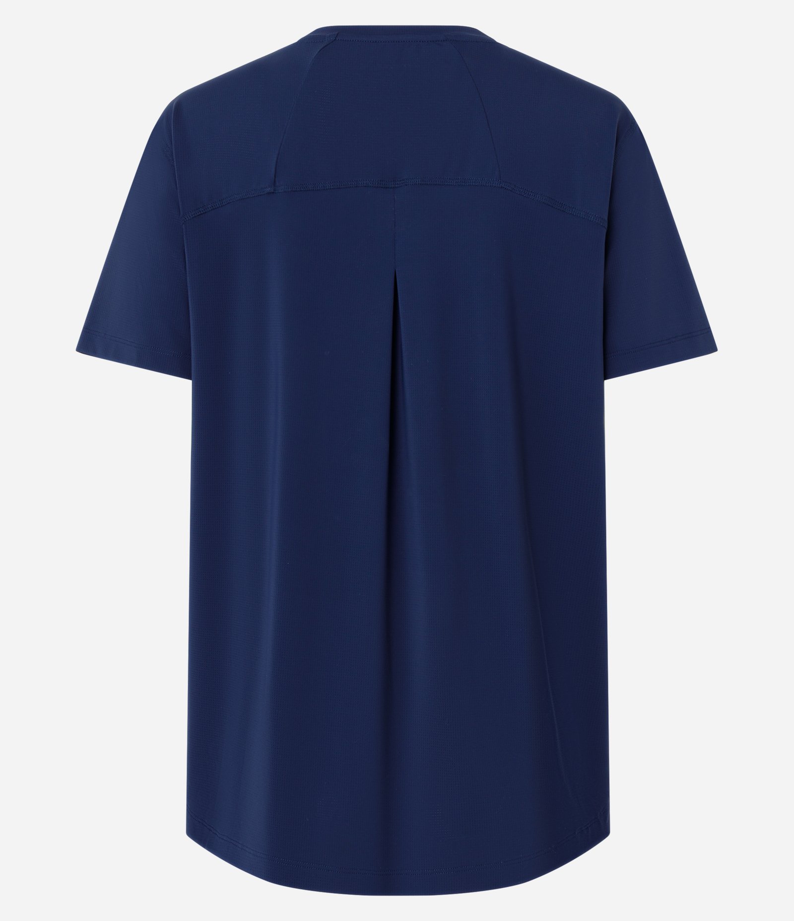 Camiseta Esportiva Manga Curta em Poliamida Azul 2