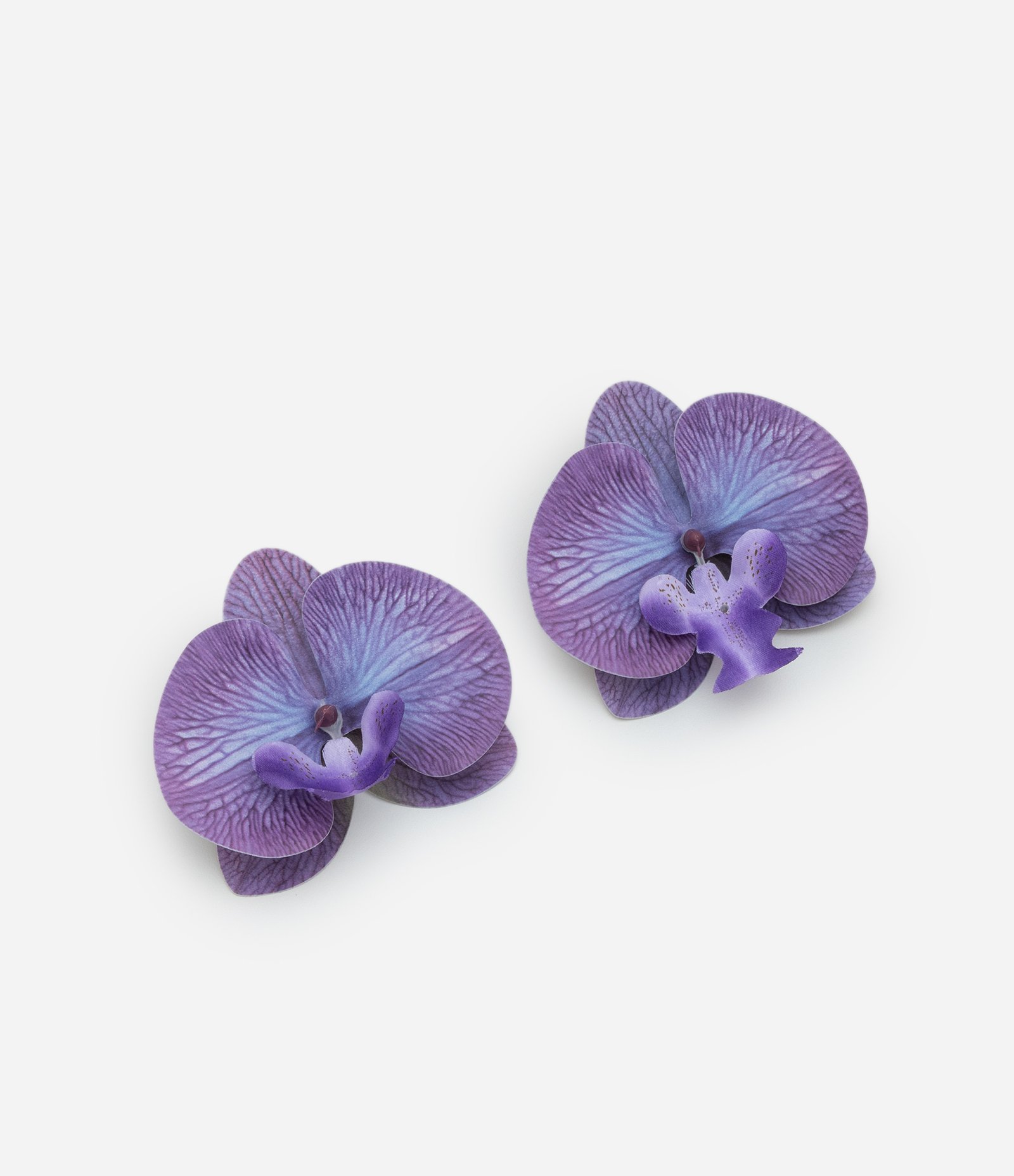 Maxi Brinco em Formato de Flor Orquídea Lilás 1