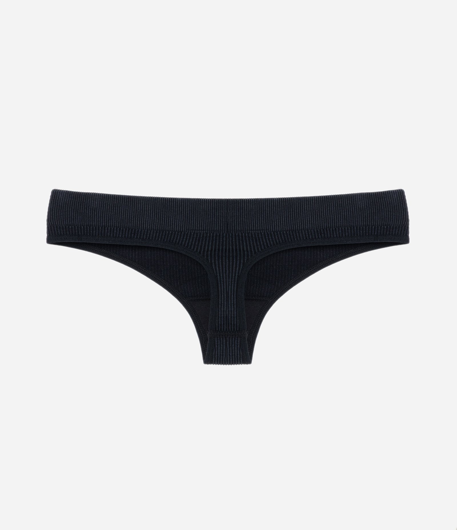 Calcinha Biquíni Fio Seamless Texturizada Preto 6