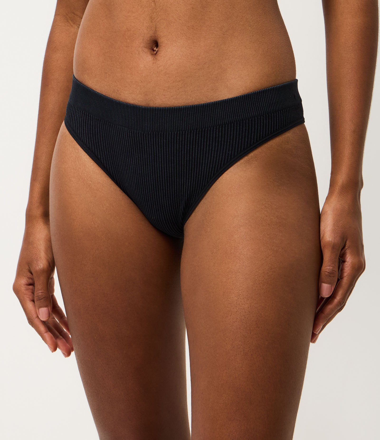 Calcinha Biquíni Seamless Texturizada Preto 2