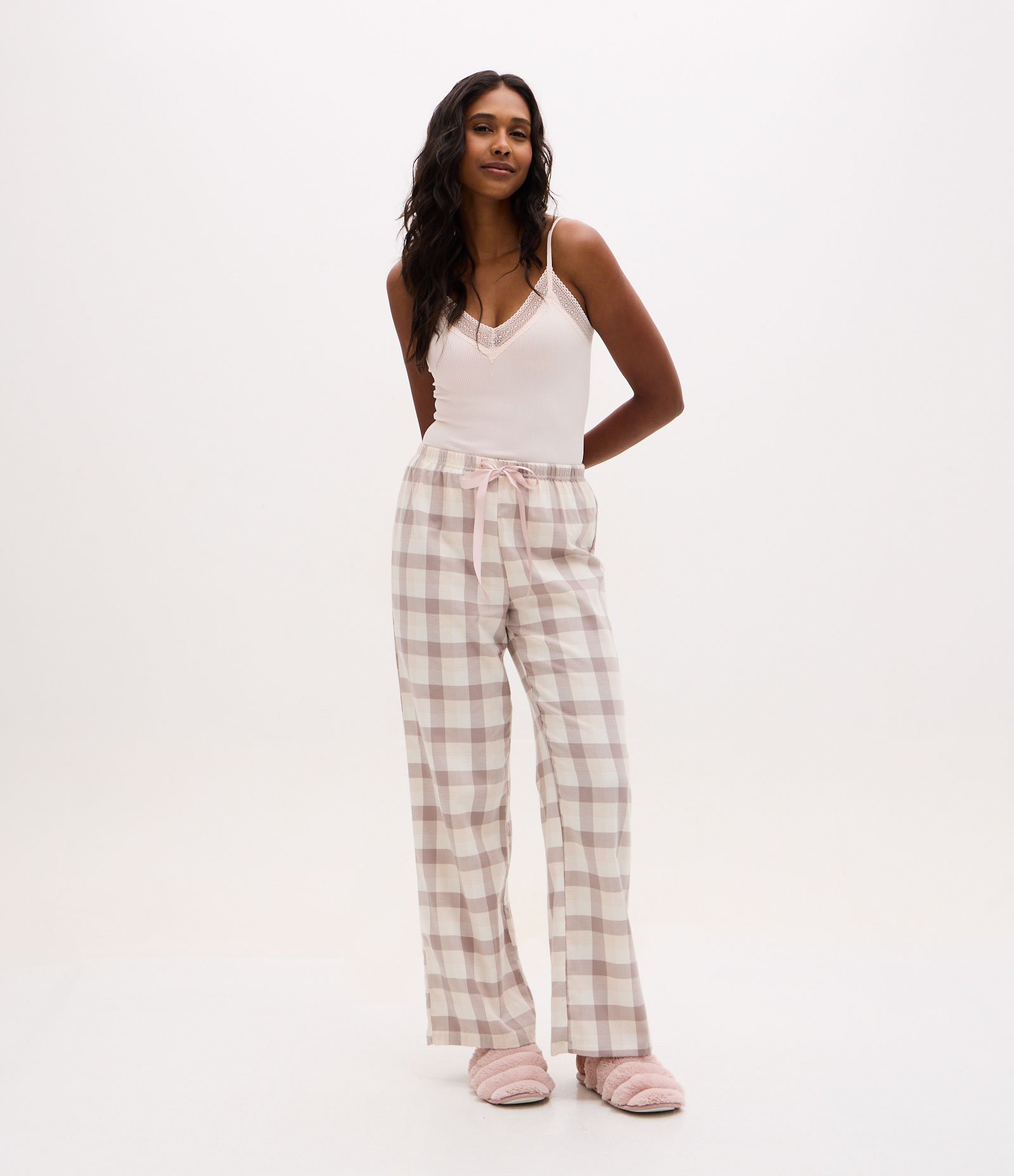 Blusa de Pijama Seamless com Rendinha Off White 2