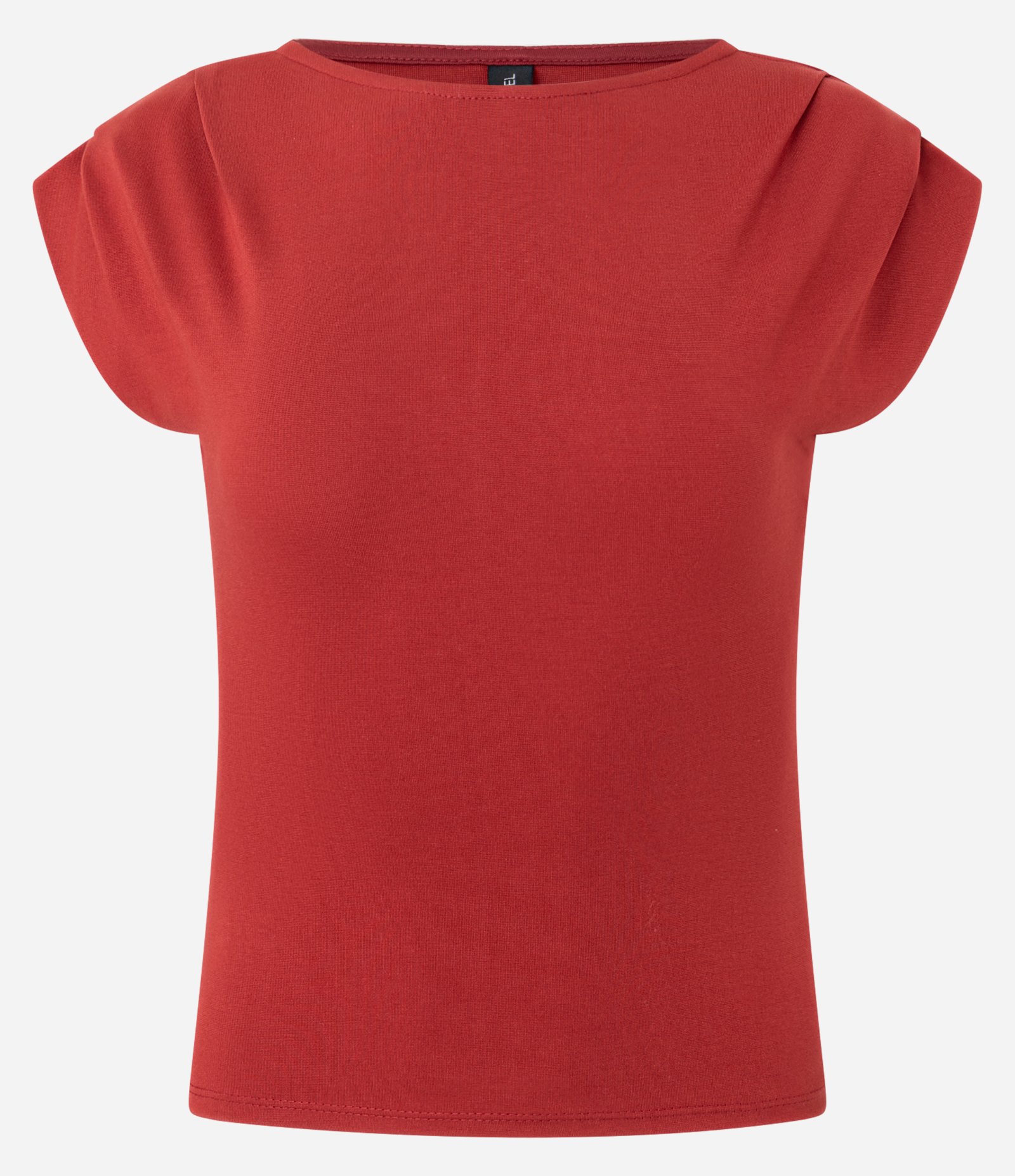 Blusa em Viscose com Pregas nos Ombros Vermelho 4