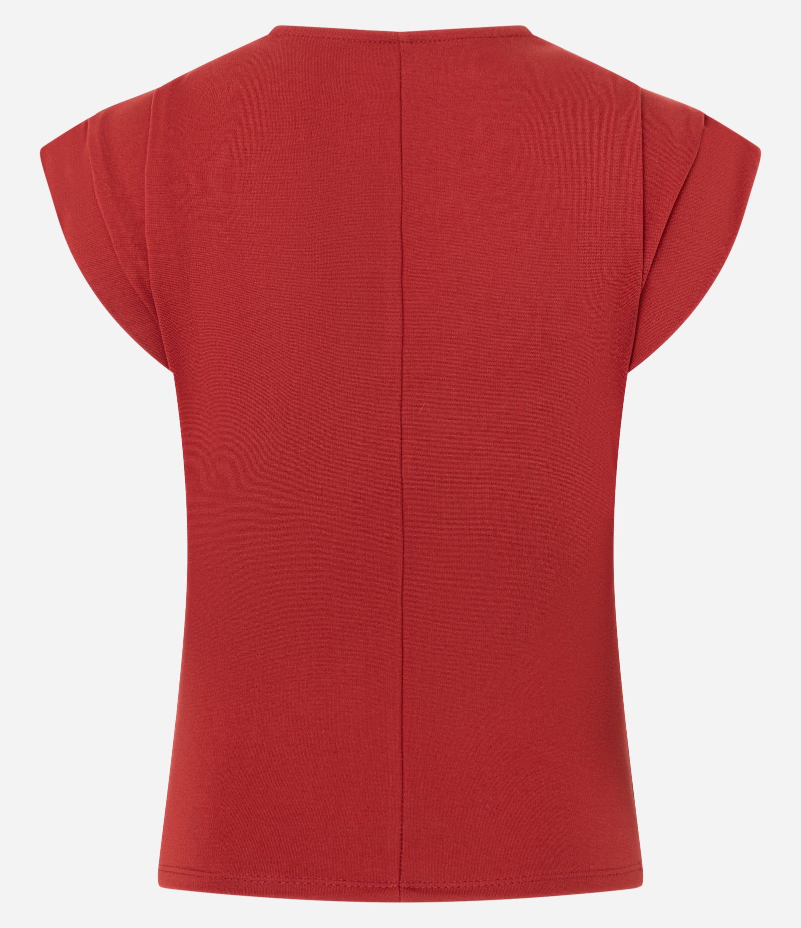 Blusa em Viscose com Pregas nos Ombros Vermelho 5