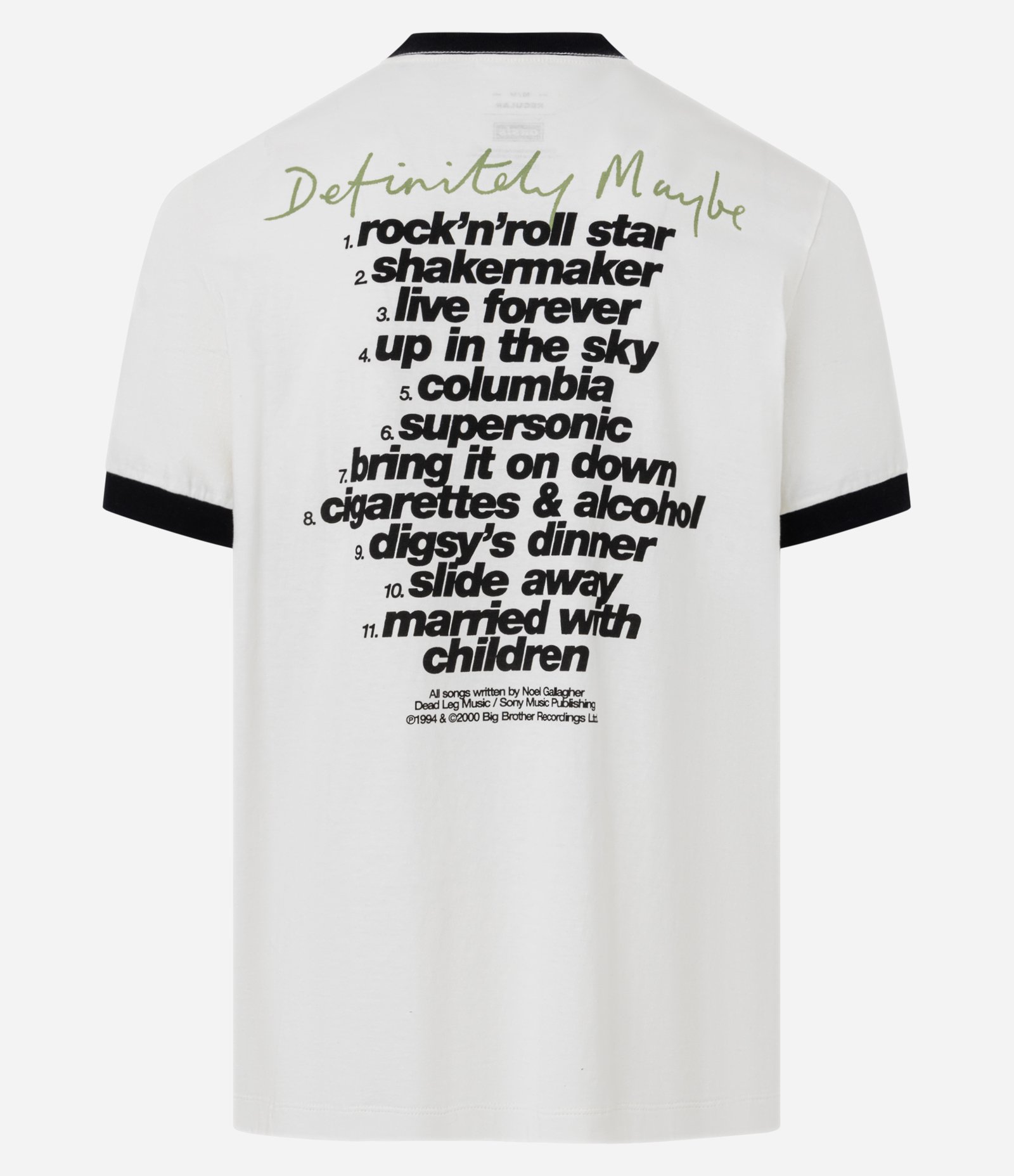 Camiseta Regula em Algodão com Estampa Banda Oasis Branco 6