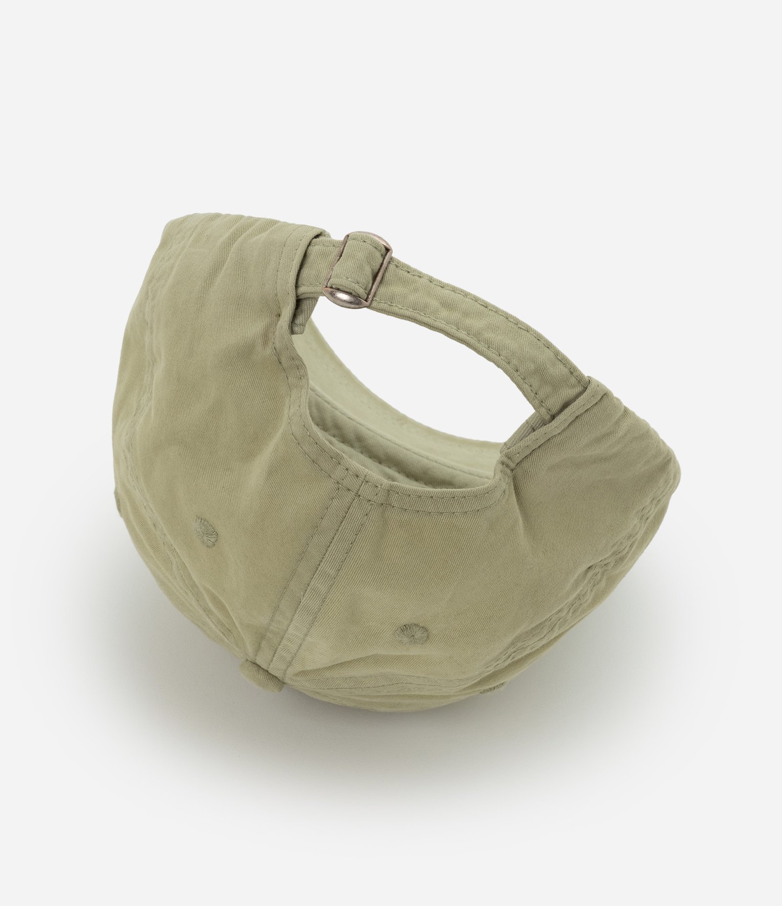 Boné Dad Hat em Sarja com Aba Curva Verde 3