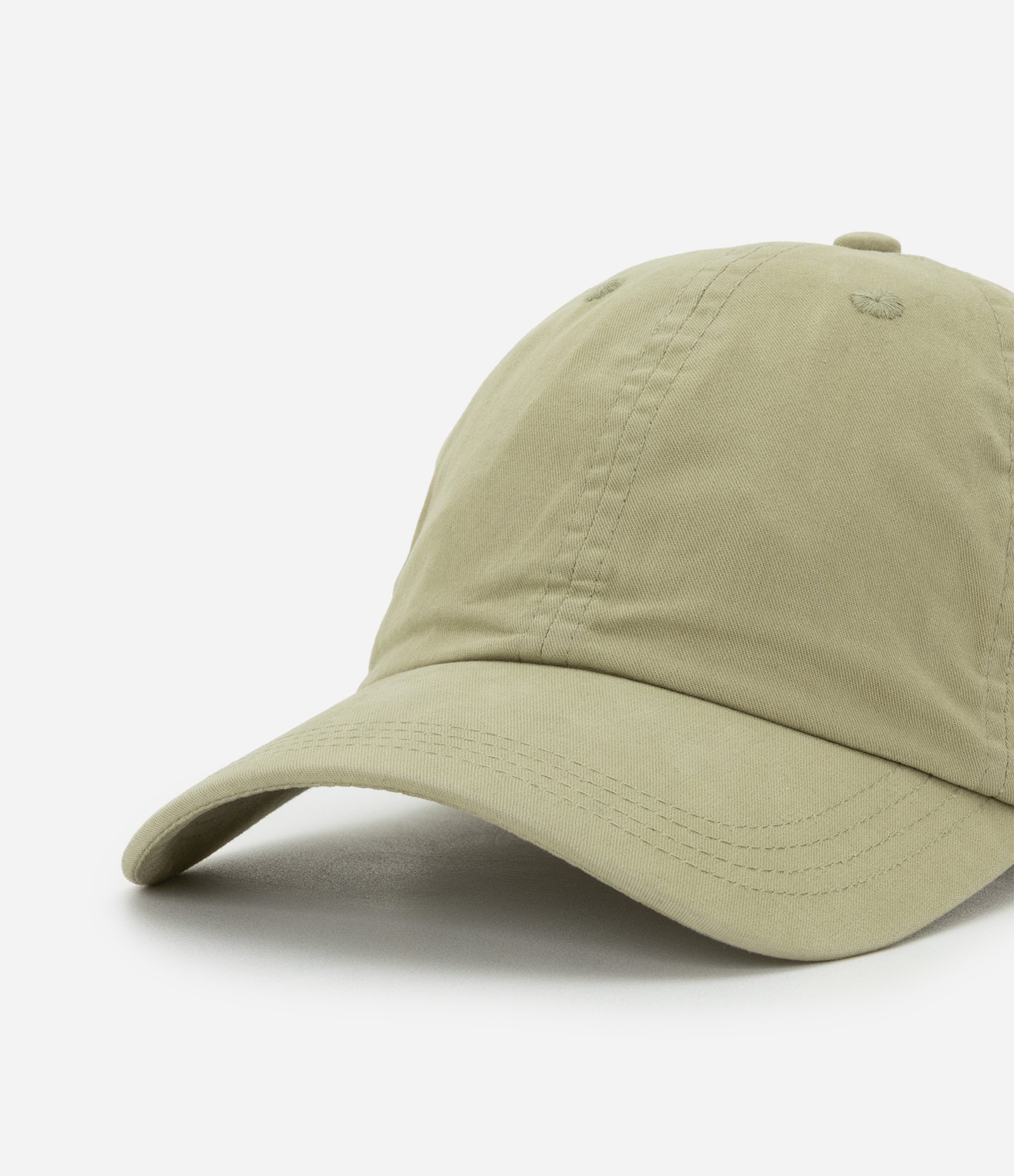 Boné Dad Hat em Sarja com Aba Curva Verde 4