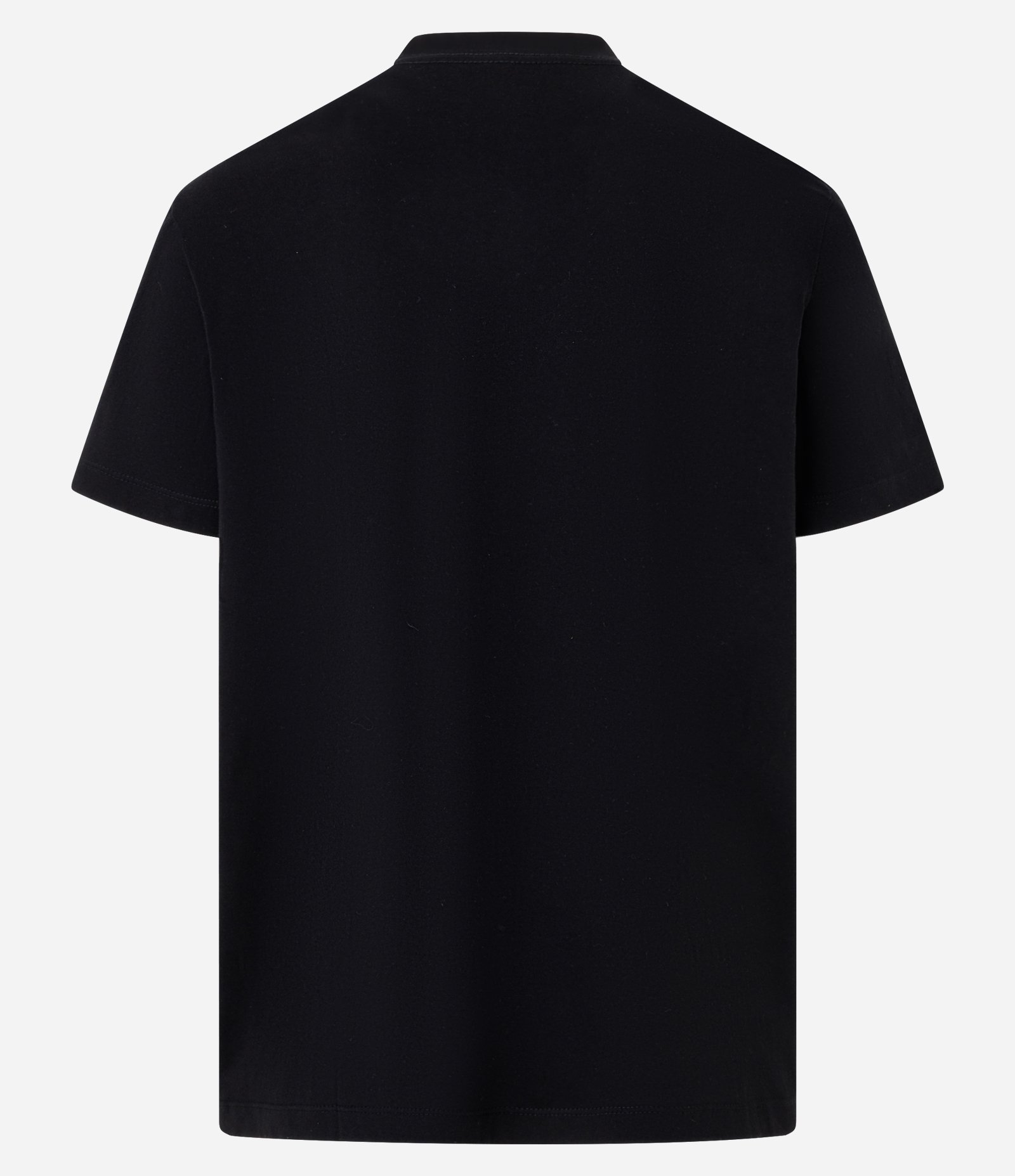 Camiseta Comfort em Algodão com Estampa Lettering Preto 2