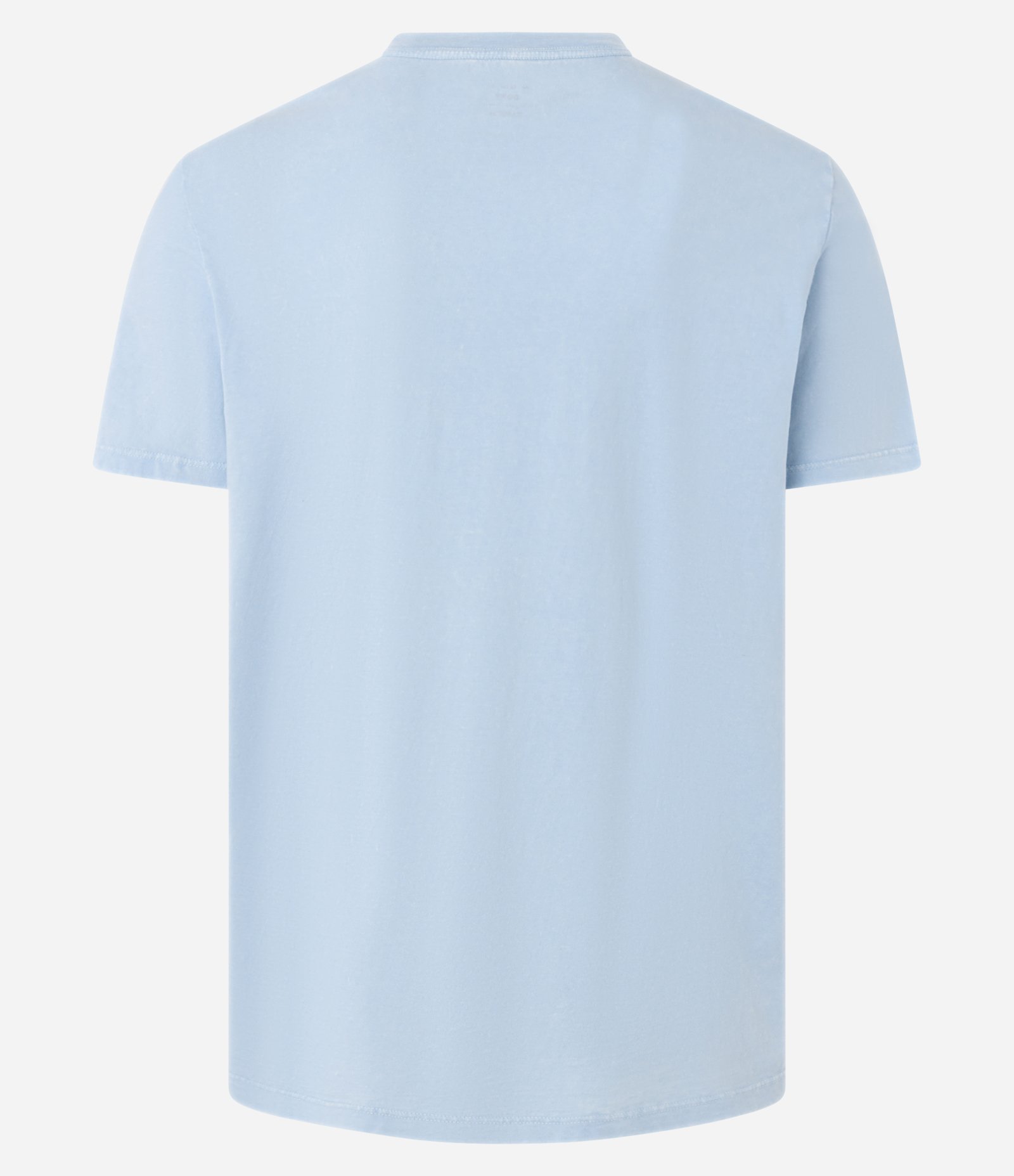 Camiseta Comfort T-shirt em Algodão Estonado com Estampa de Cachorrinho com Raiva Azul 2