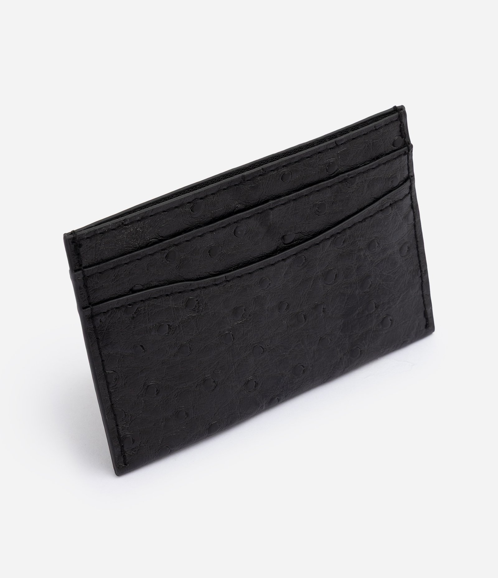 Carteira Porta Cartão em PU com Logo Frontal Preto 2