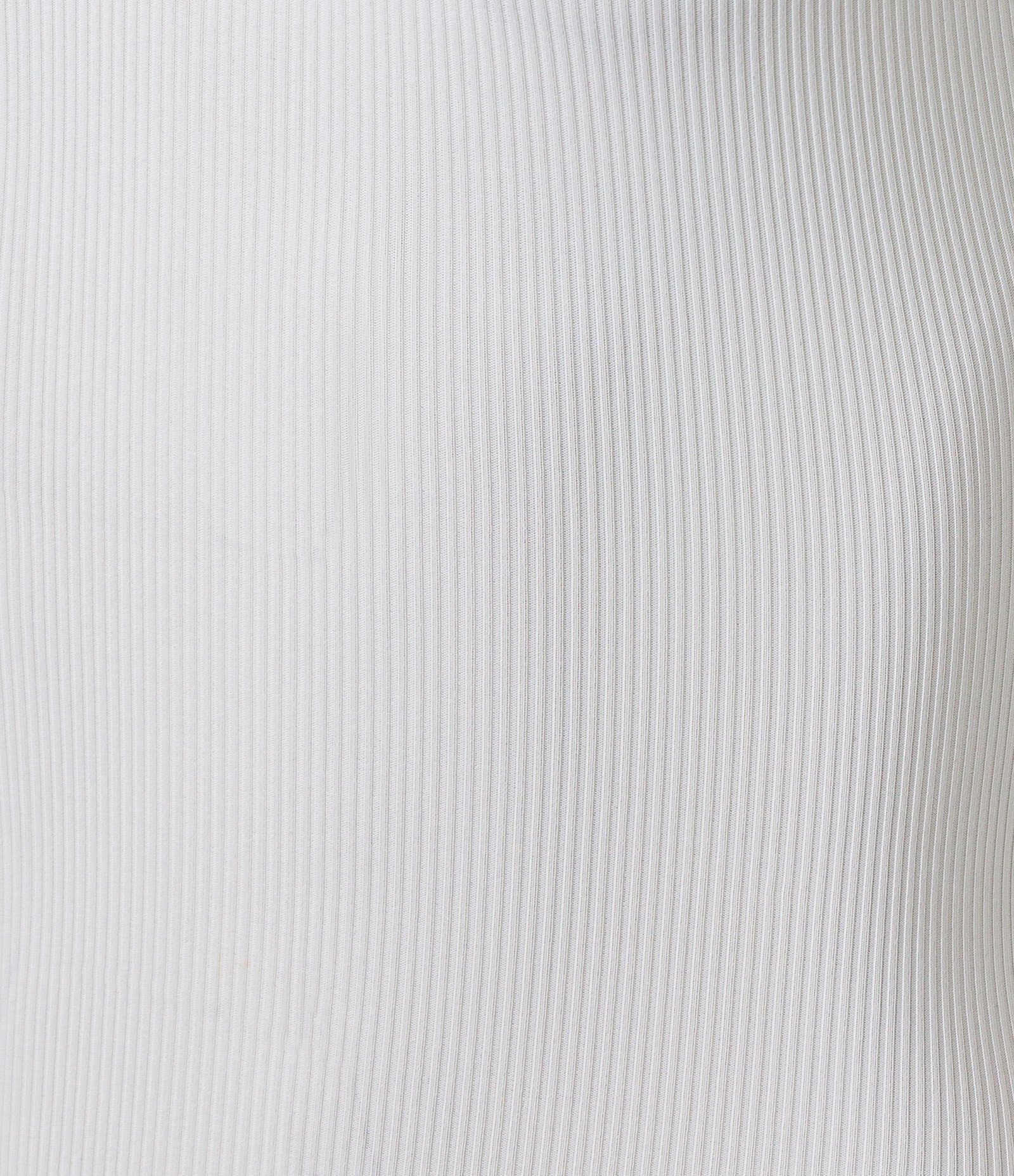 Body sem Manga em Ribana de Poliamida Branco 5