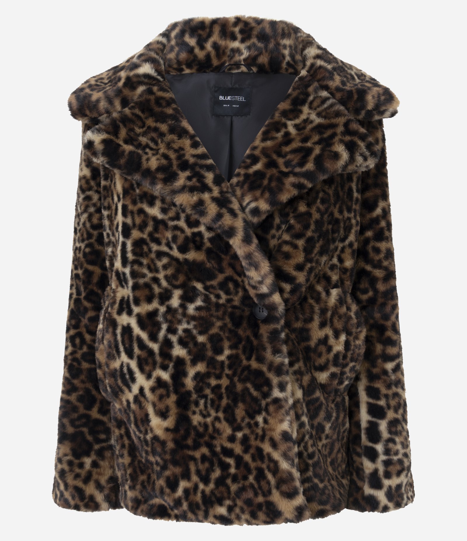 Jaqueta Curta Animal Print com Pelo Sintético Oncinha 6