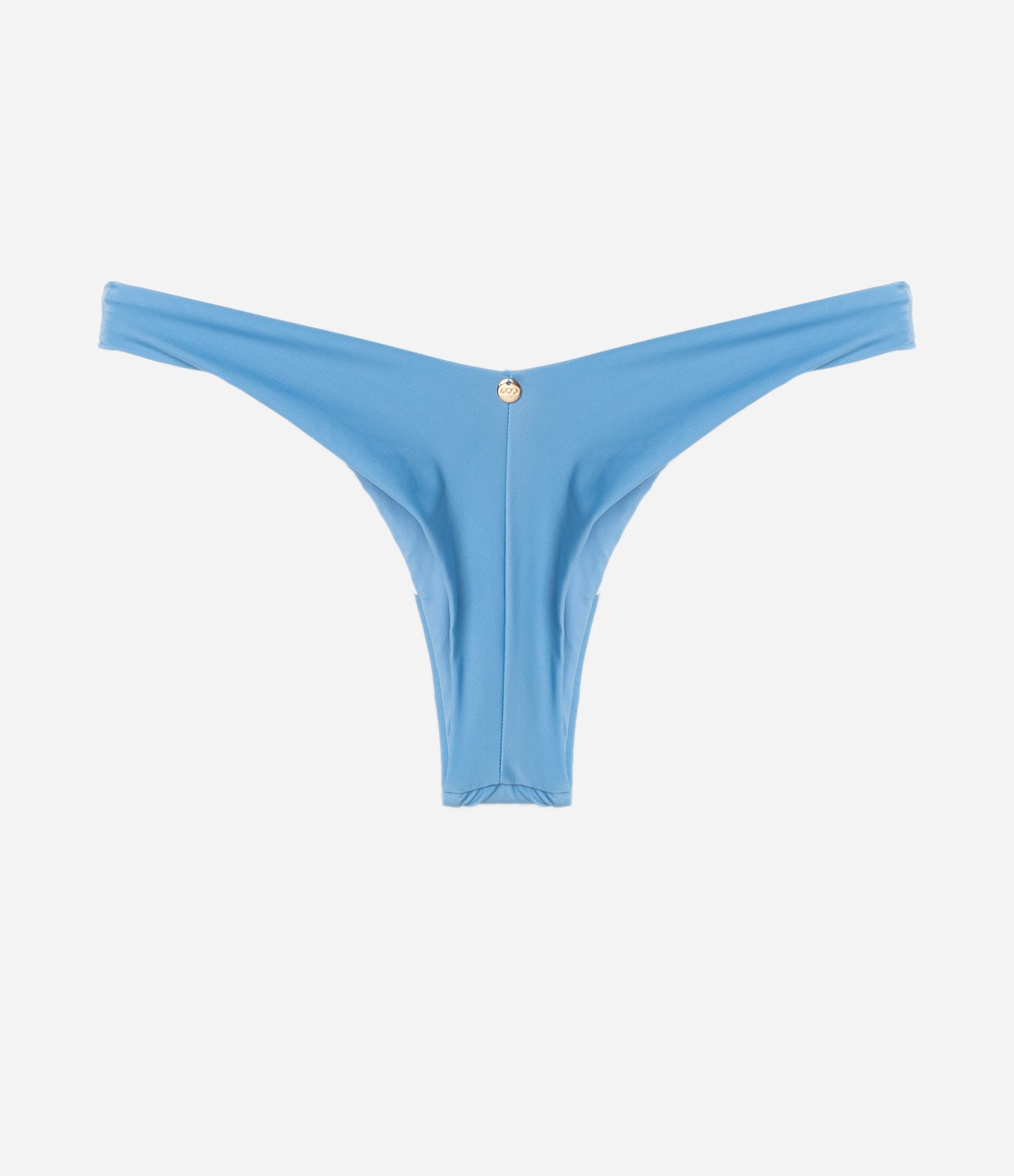 Calcinha Biquíni Asa Delta em Microfibra com Efeito Empina Bumbum Azul/Branco 6