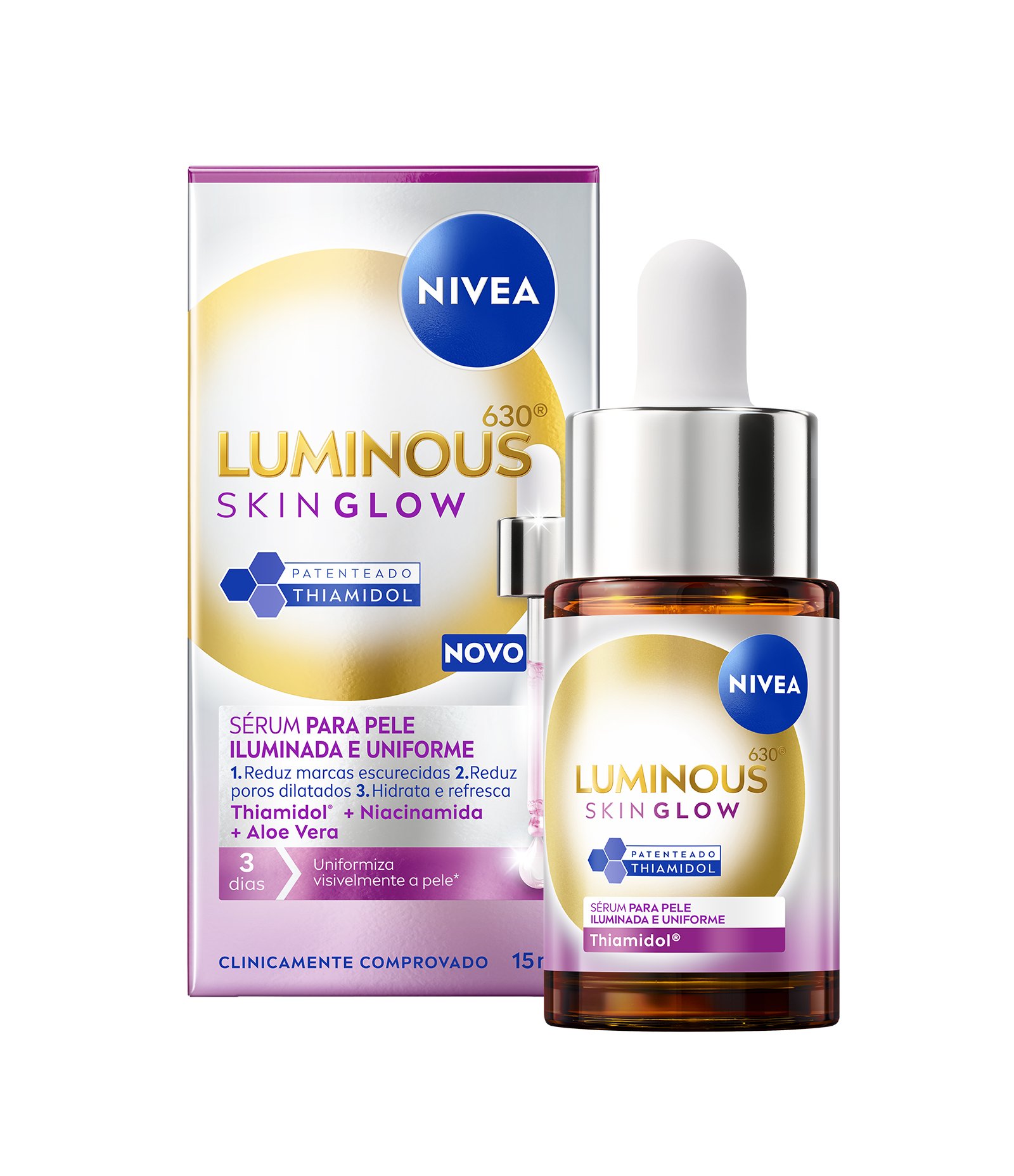 Sérum Facial Skin Glow Luminous 630® Nivea 15ml 2
