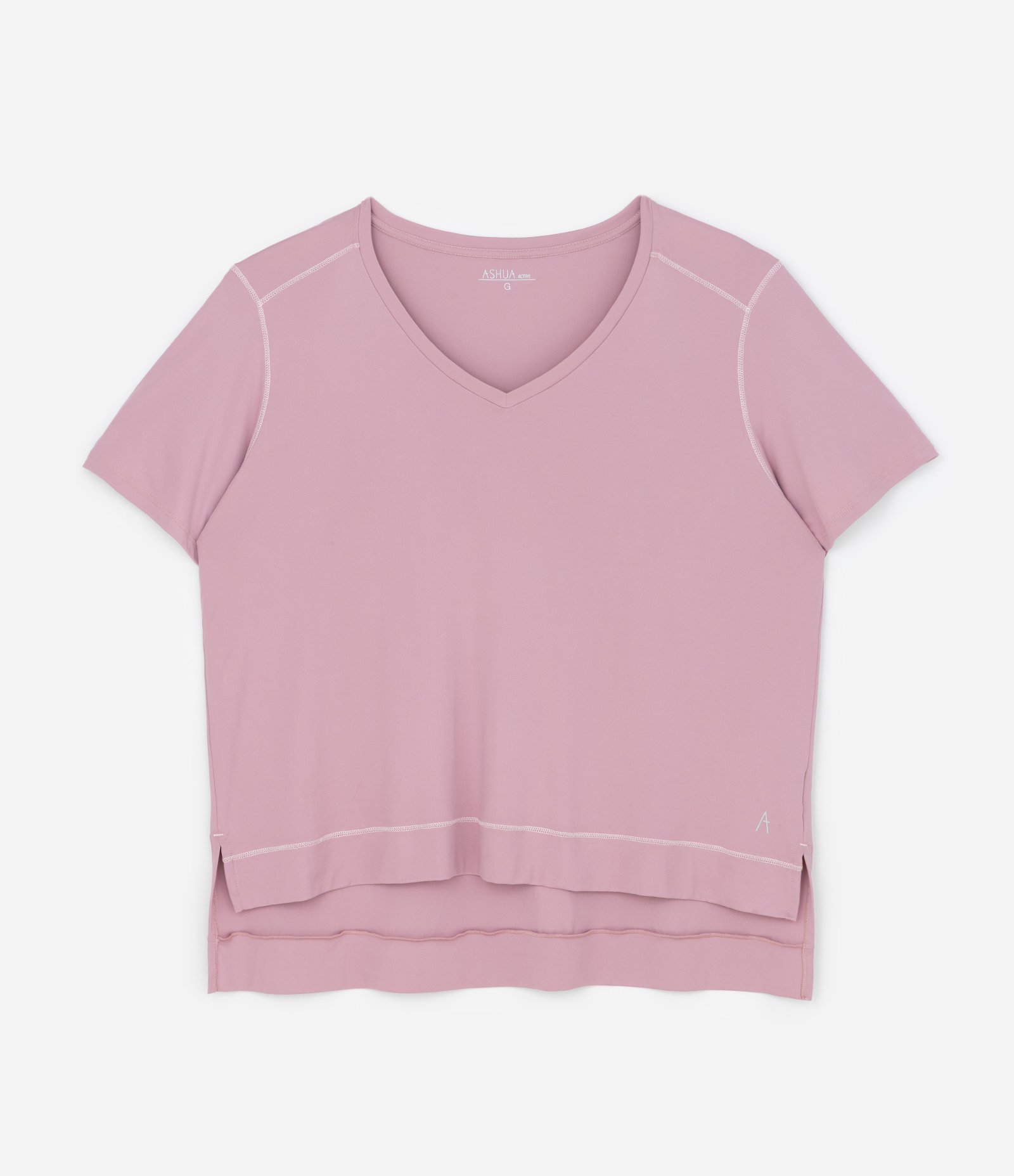 Camiseta Mullet Esportiva com Tecnologia Dry Curve & Plus Size Lilás 5