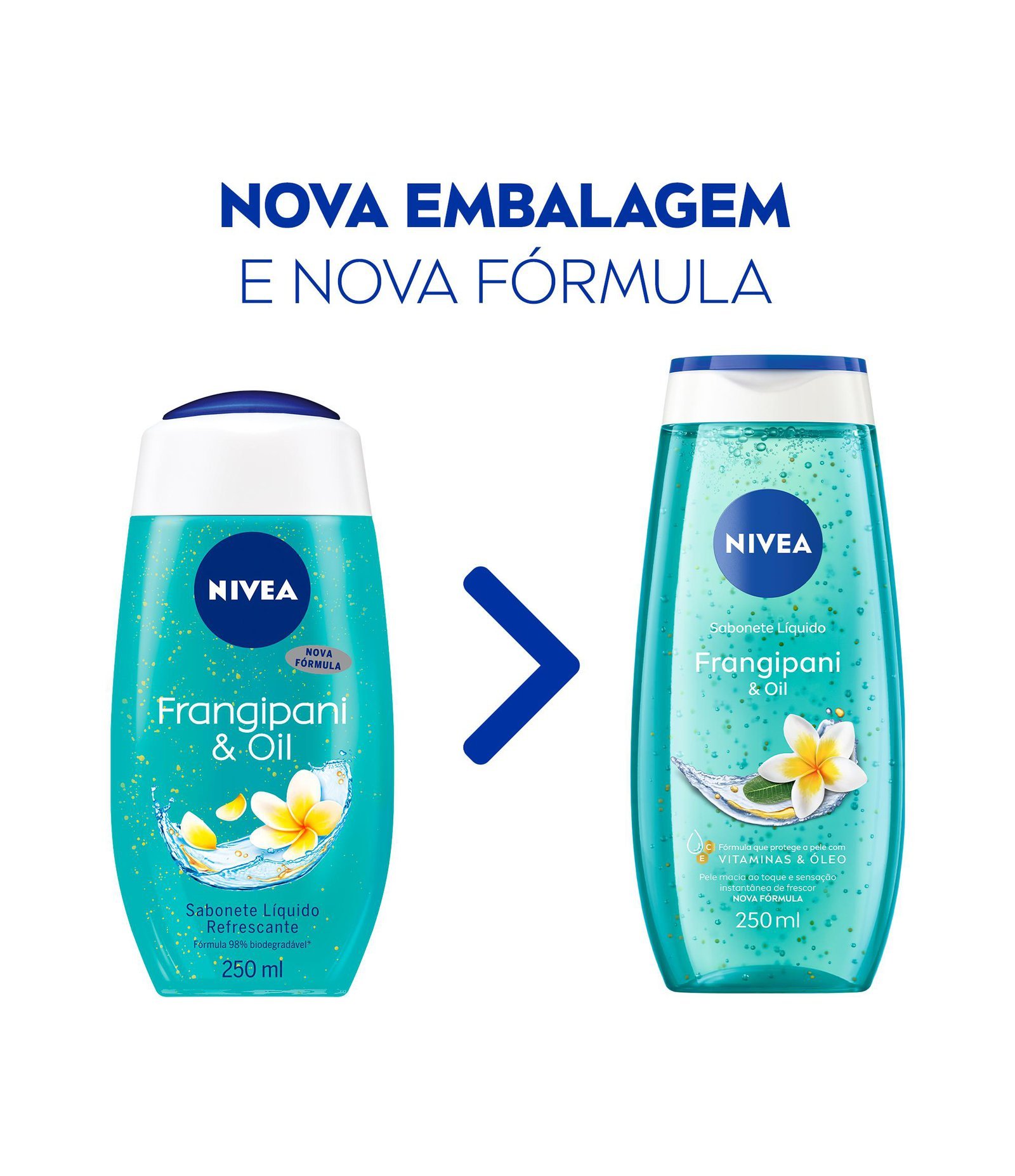 Sabonete Liquido Frangipani Oil Nivea 250ml 3