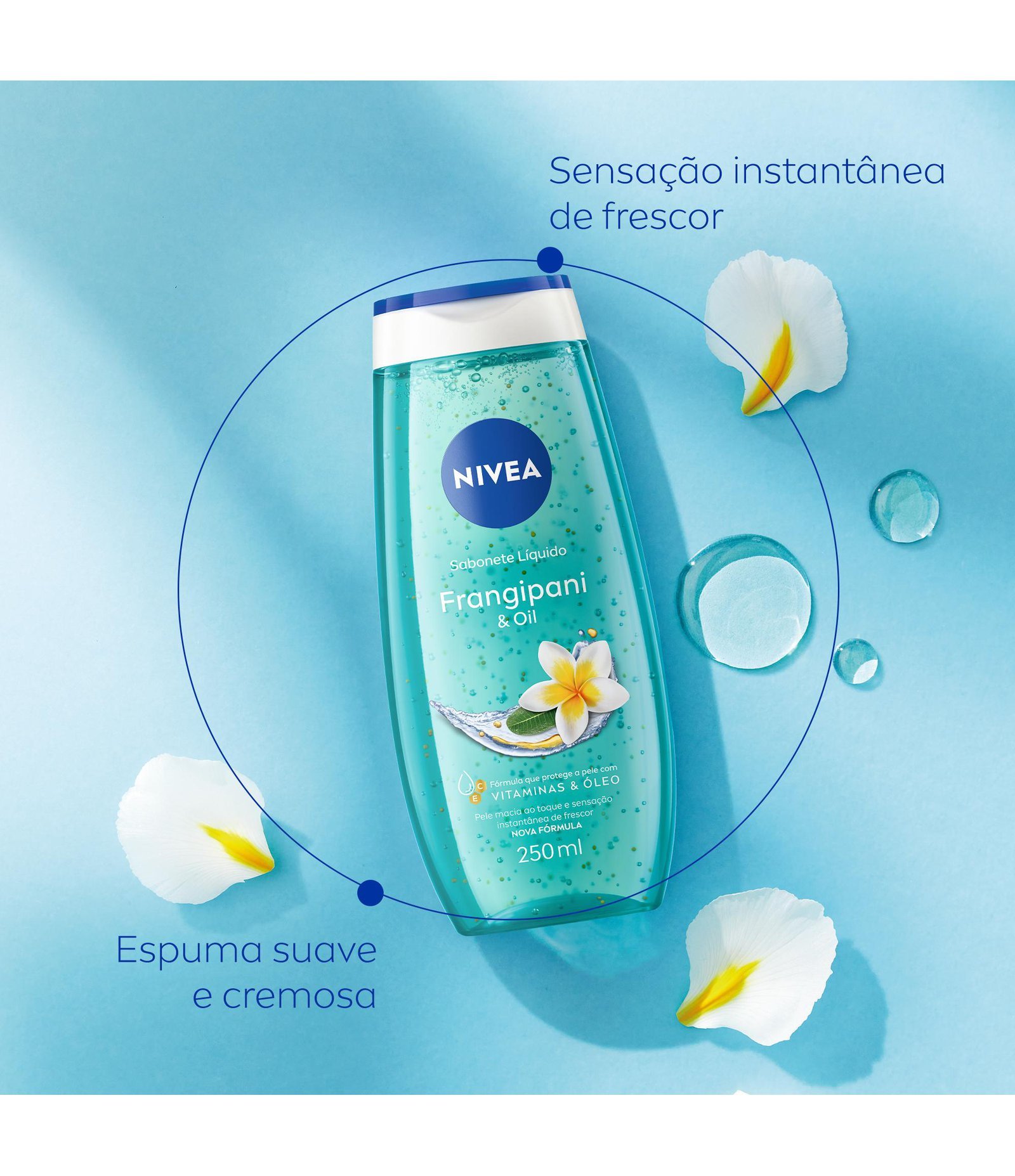 Sabonete Liquido Frangipani Oil Nivea 250ml 6