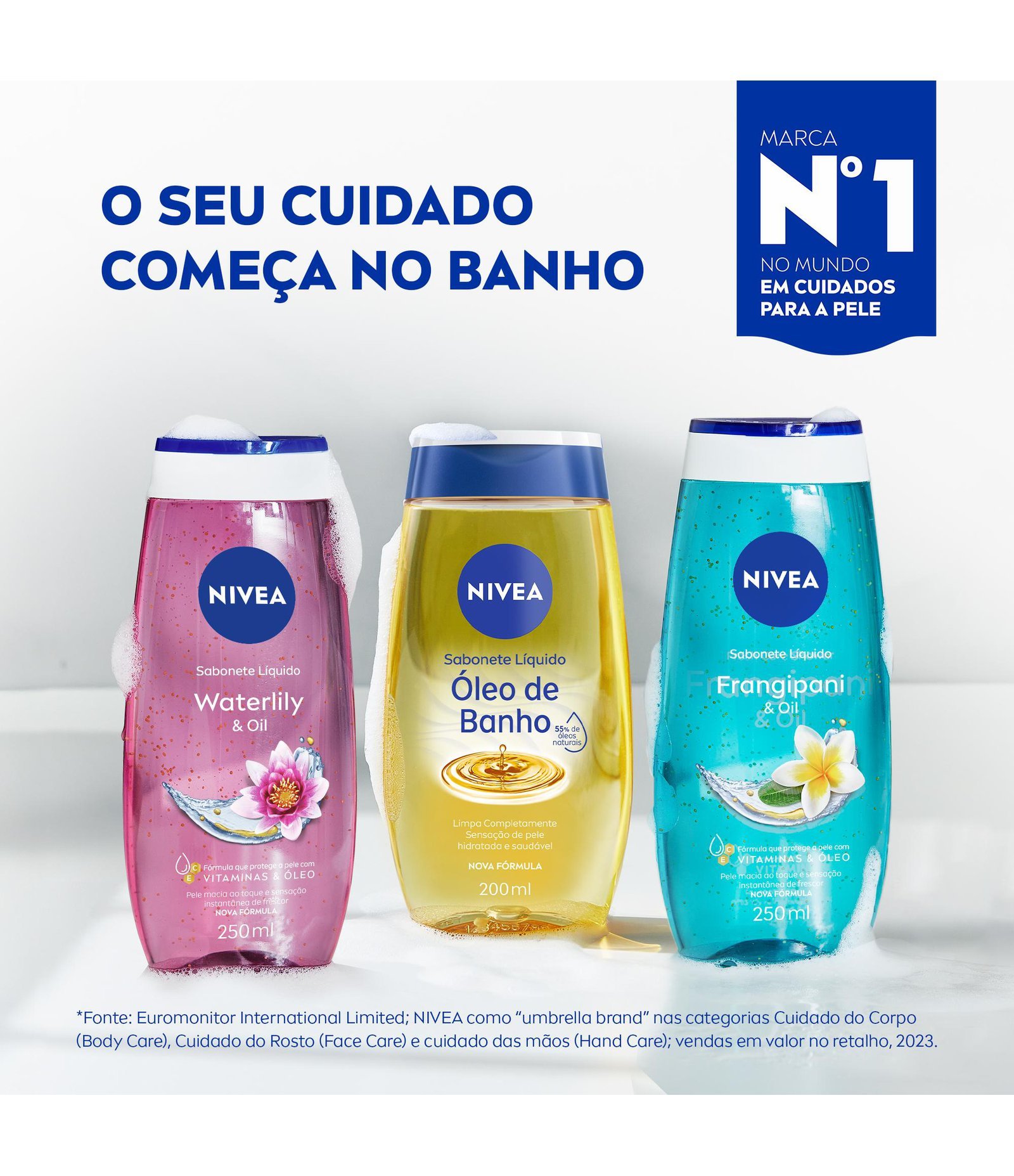 Sabonete Liquido Frangipani Oil Nivea 250ml 11