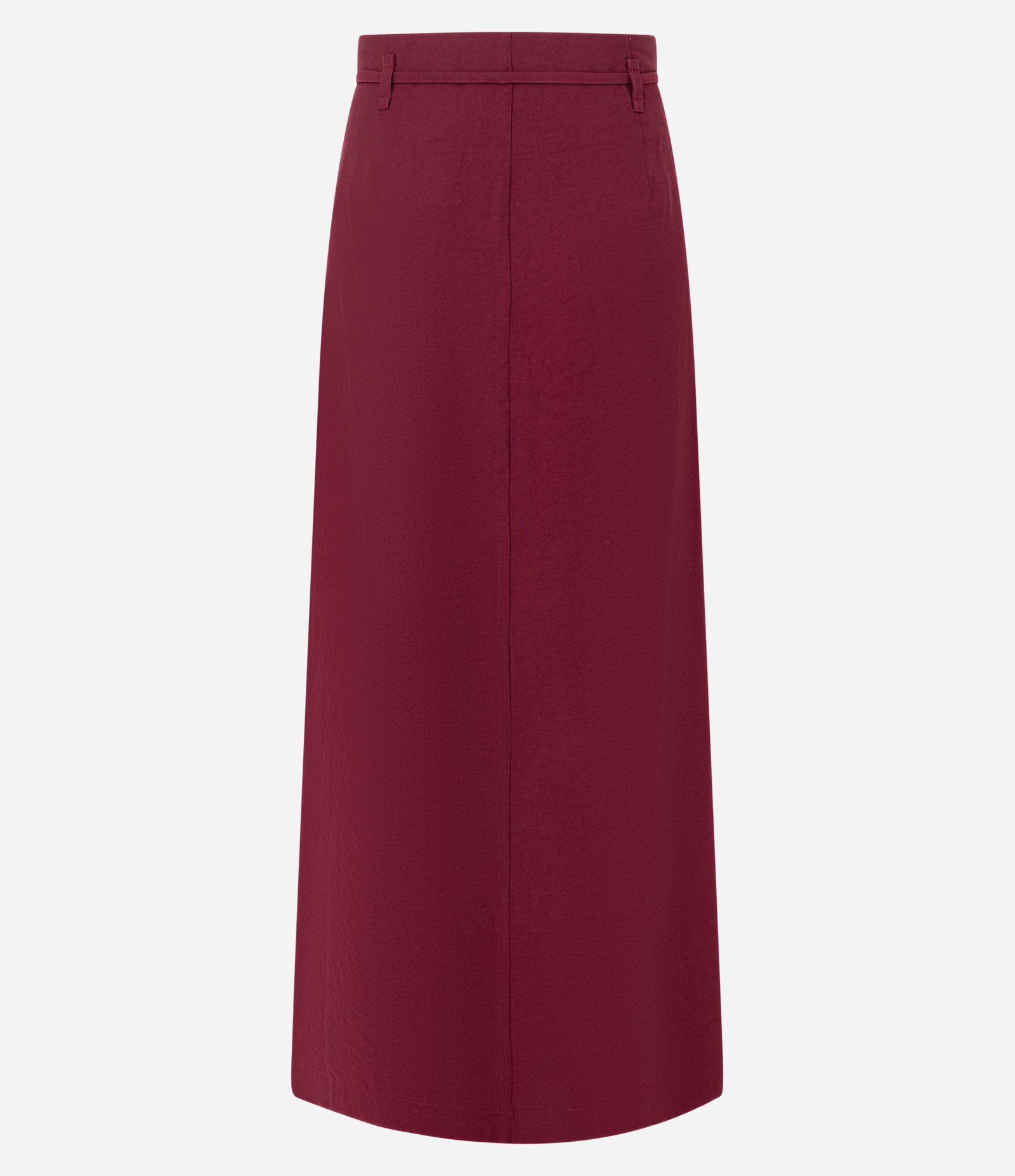 Saia Midi Alfaiataria em Viscose com Amarração no Cós Marrom 6