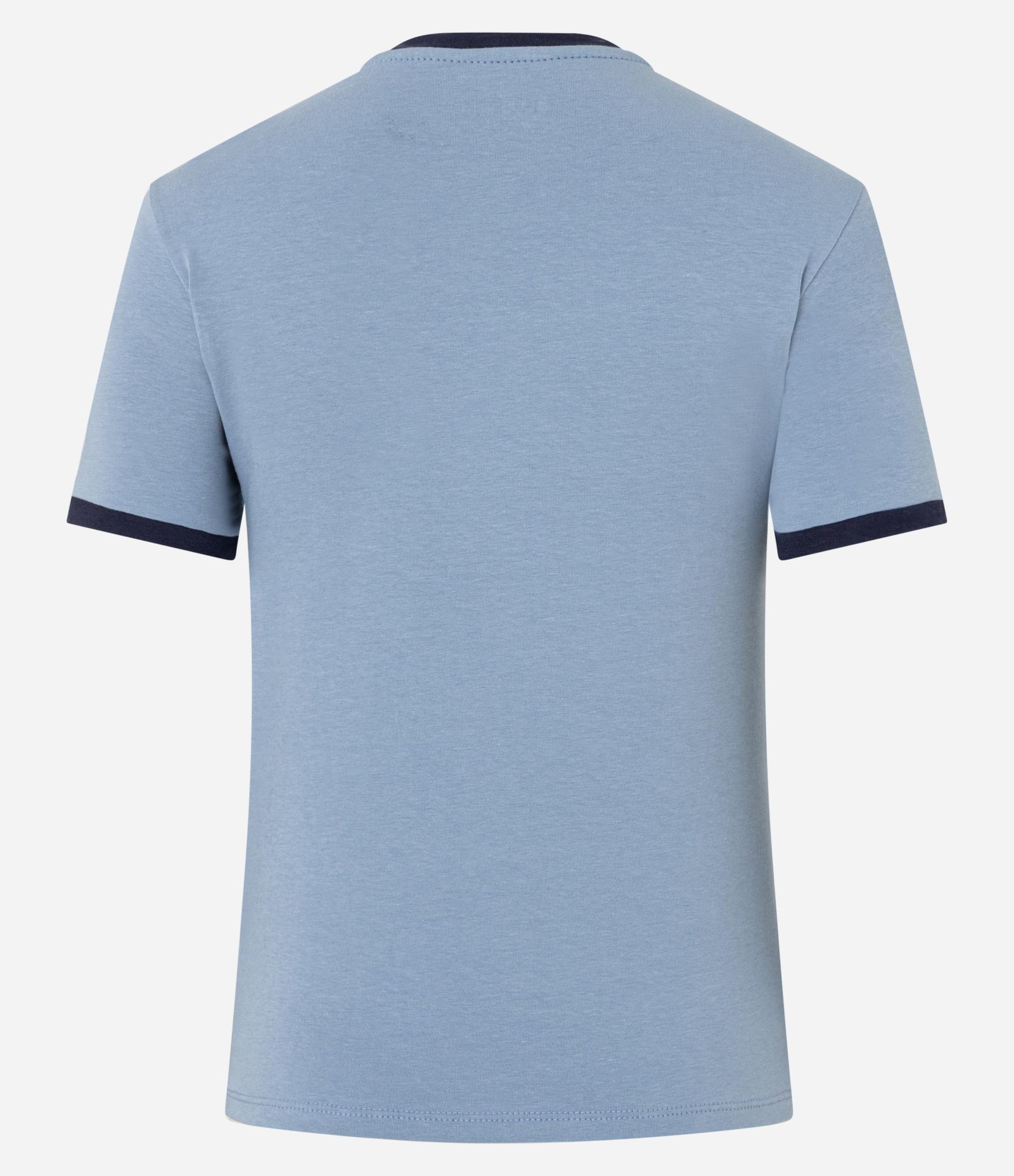 Camiseta New T-shirt com Viés Contrastantes e Estampa Maldives Azul 6