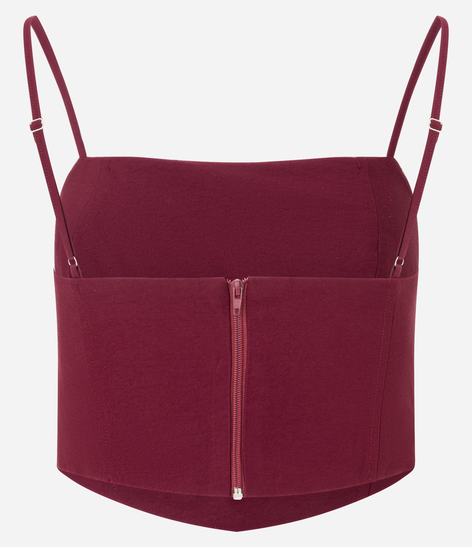 Blusa Alfaiataria em Viscose com Alcinhas Marrom 6