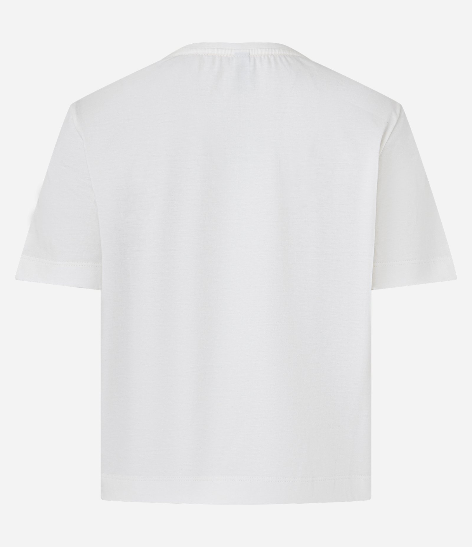 Camiseta T-shirt em Algodão com Laço em Alto Relevo Branco 3