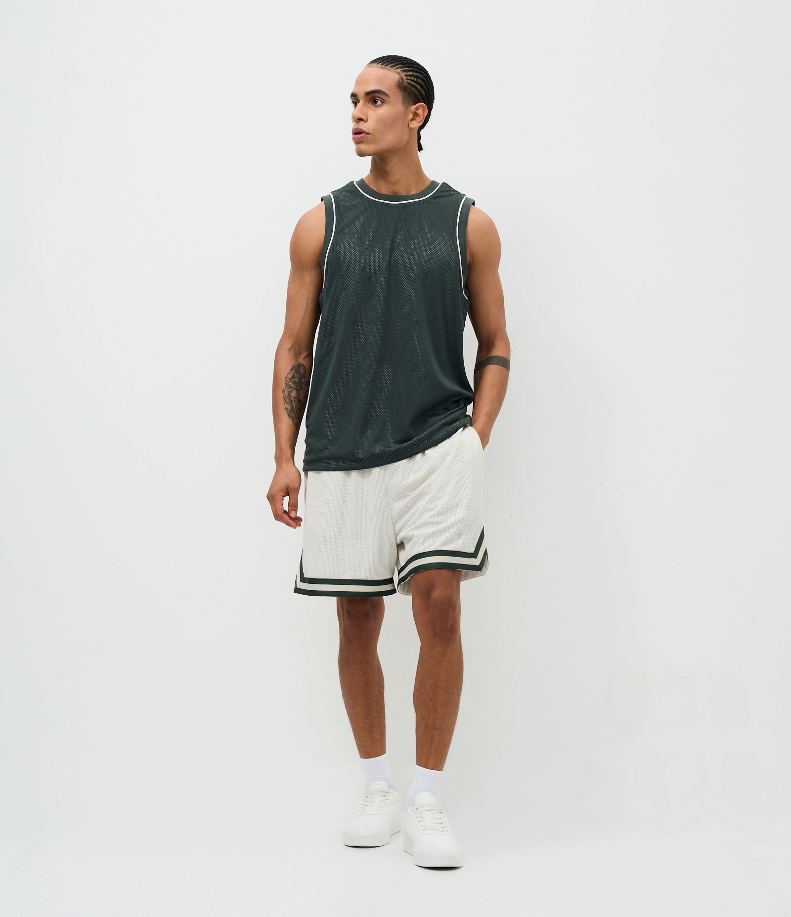 Regata Basquete Dry Lisa Reversível Verde 3