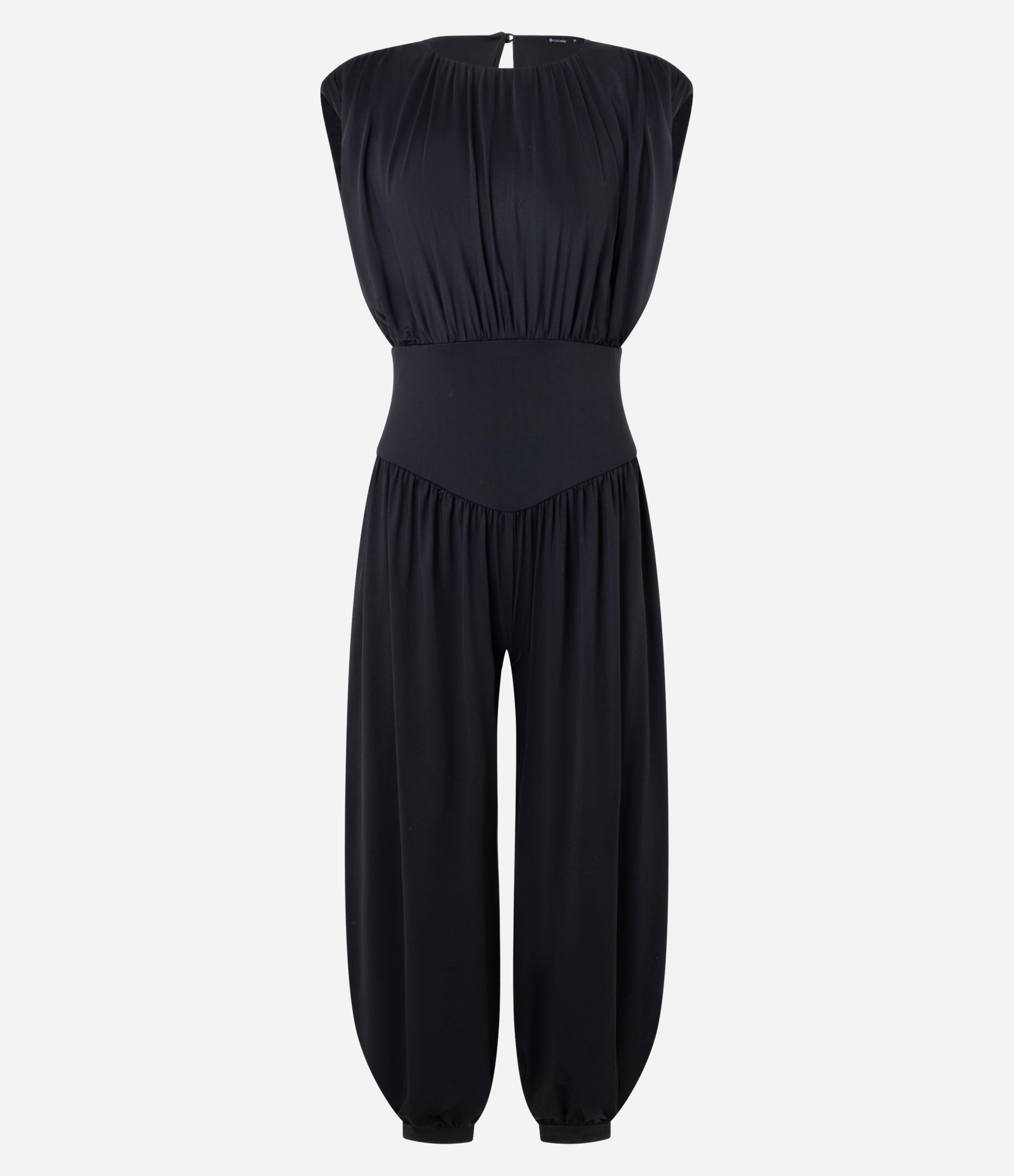 Macacão Aladim com Ombreira e Abertura na Lateral Preto 6