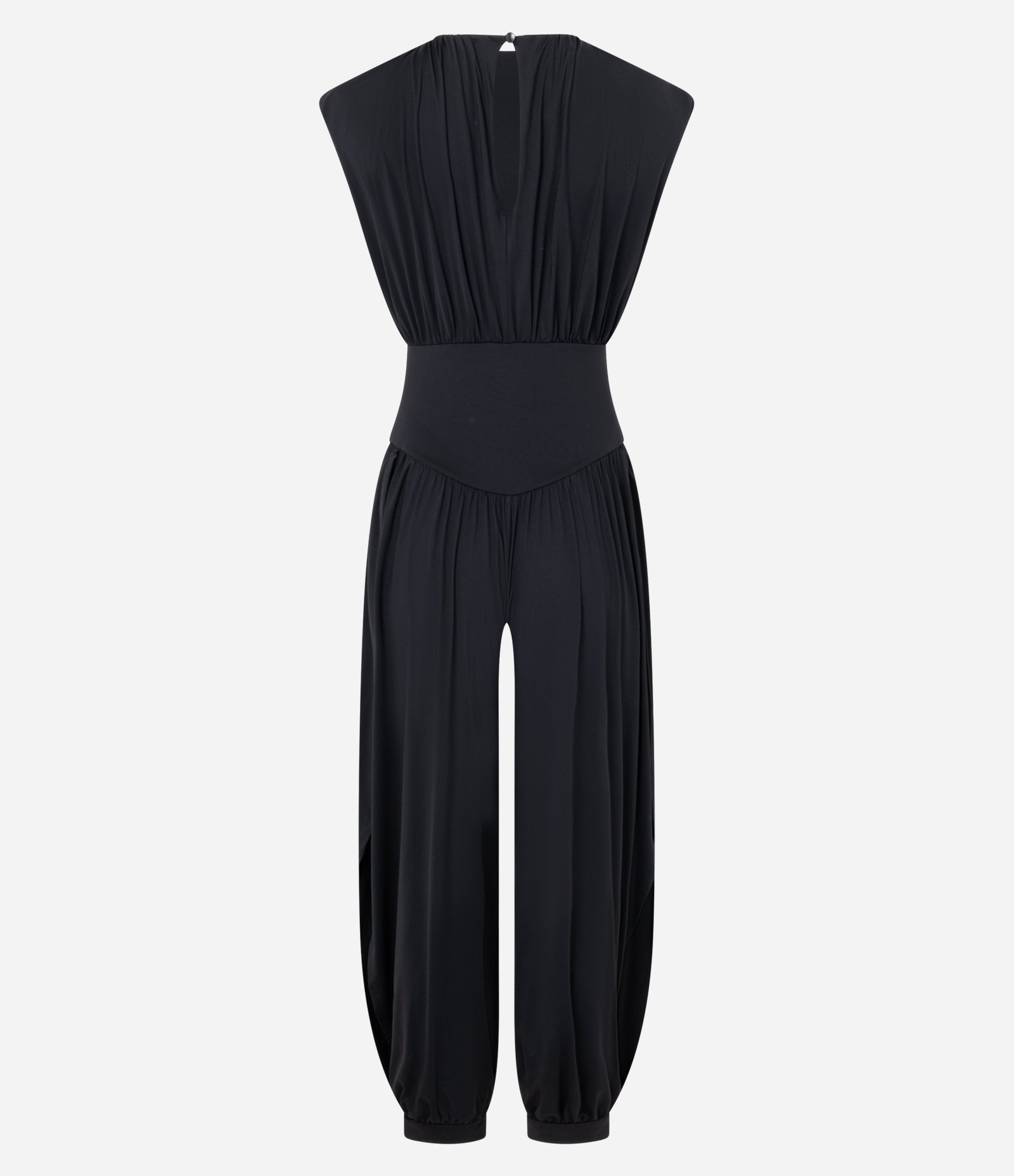 Macacão Aladim com Ombreira e Abertura na Lateral Preto 7