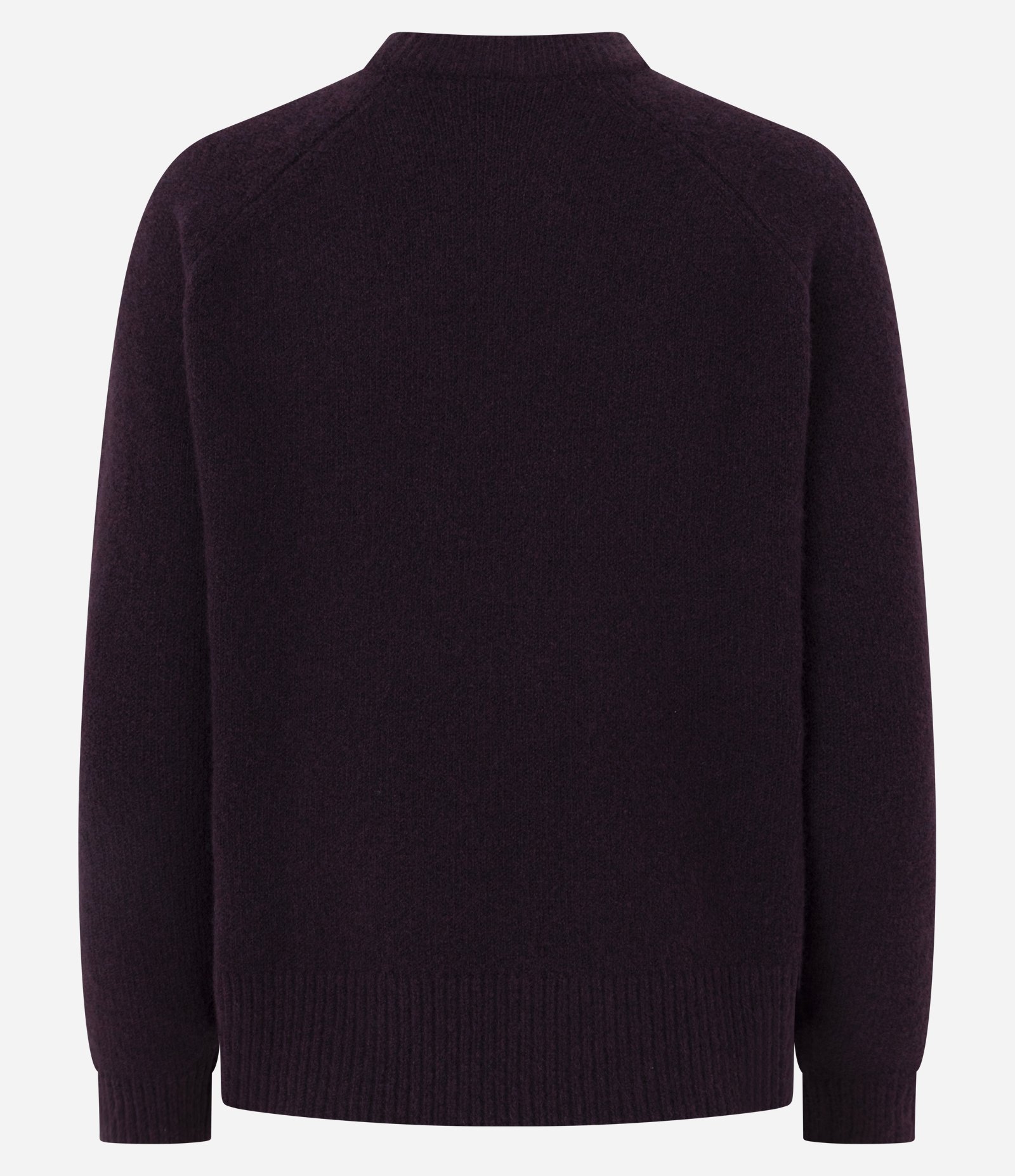 Suéter em Tricô com Manga Raglan Roxo 8