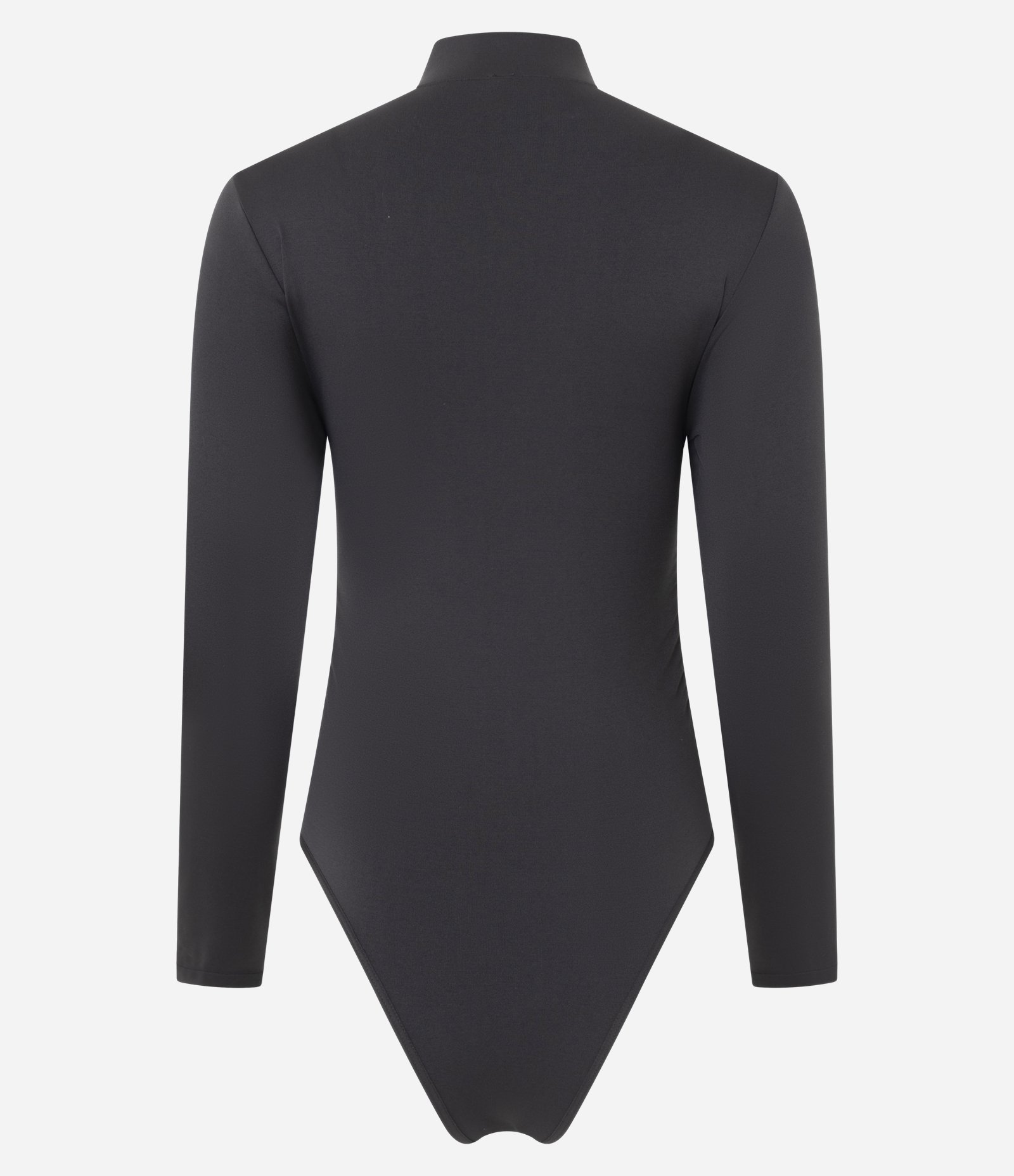 Body Seamless com Gola Alta e Franzido na Cintura Cinza 7