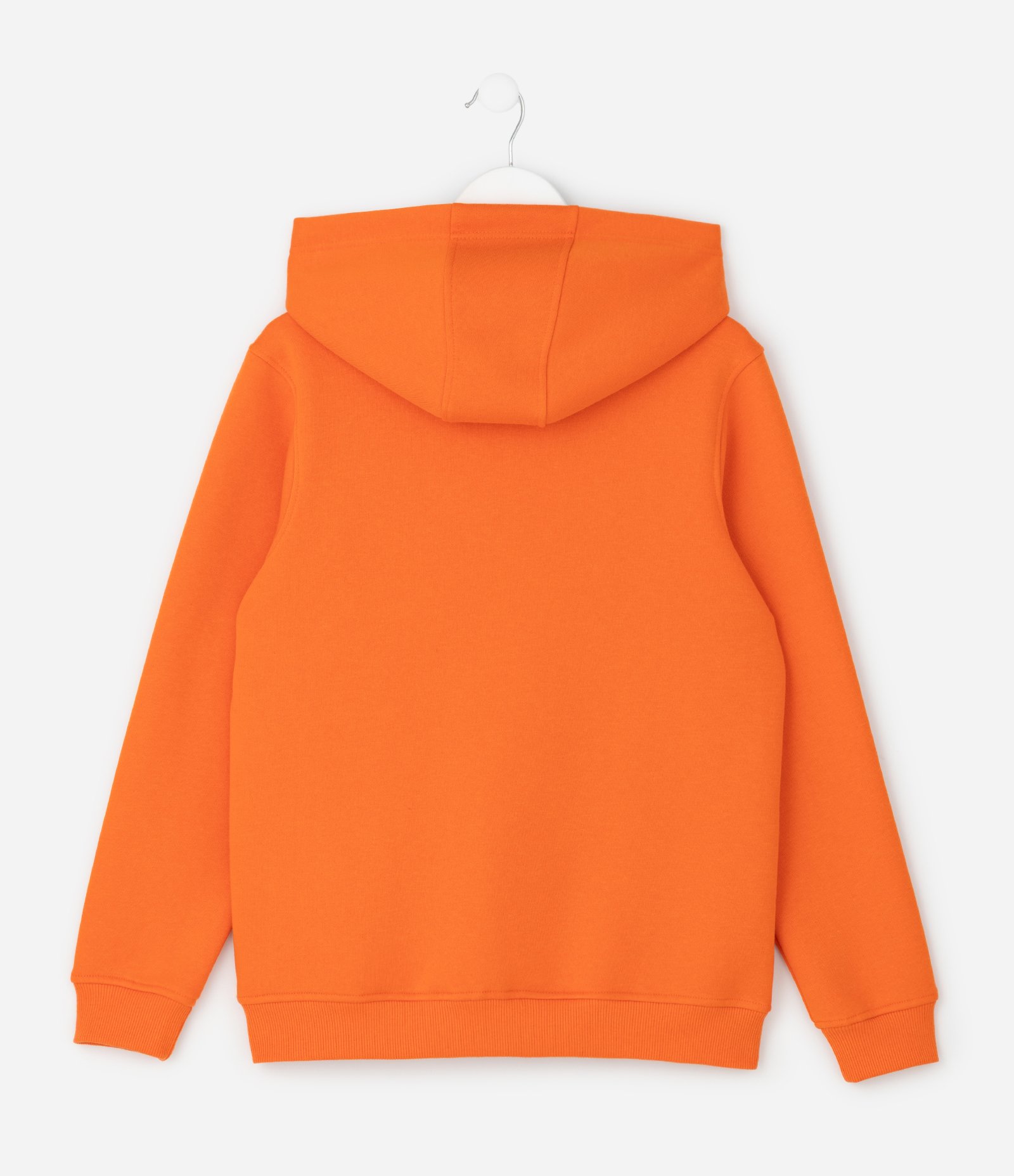 Casaco Infantil com Capuz e Patch Rubber – Tam 5 a 14 Anos Laranja 2