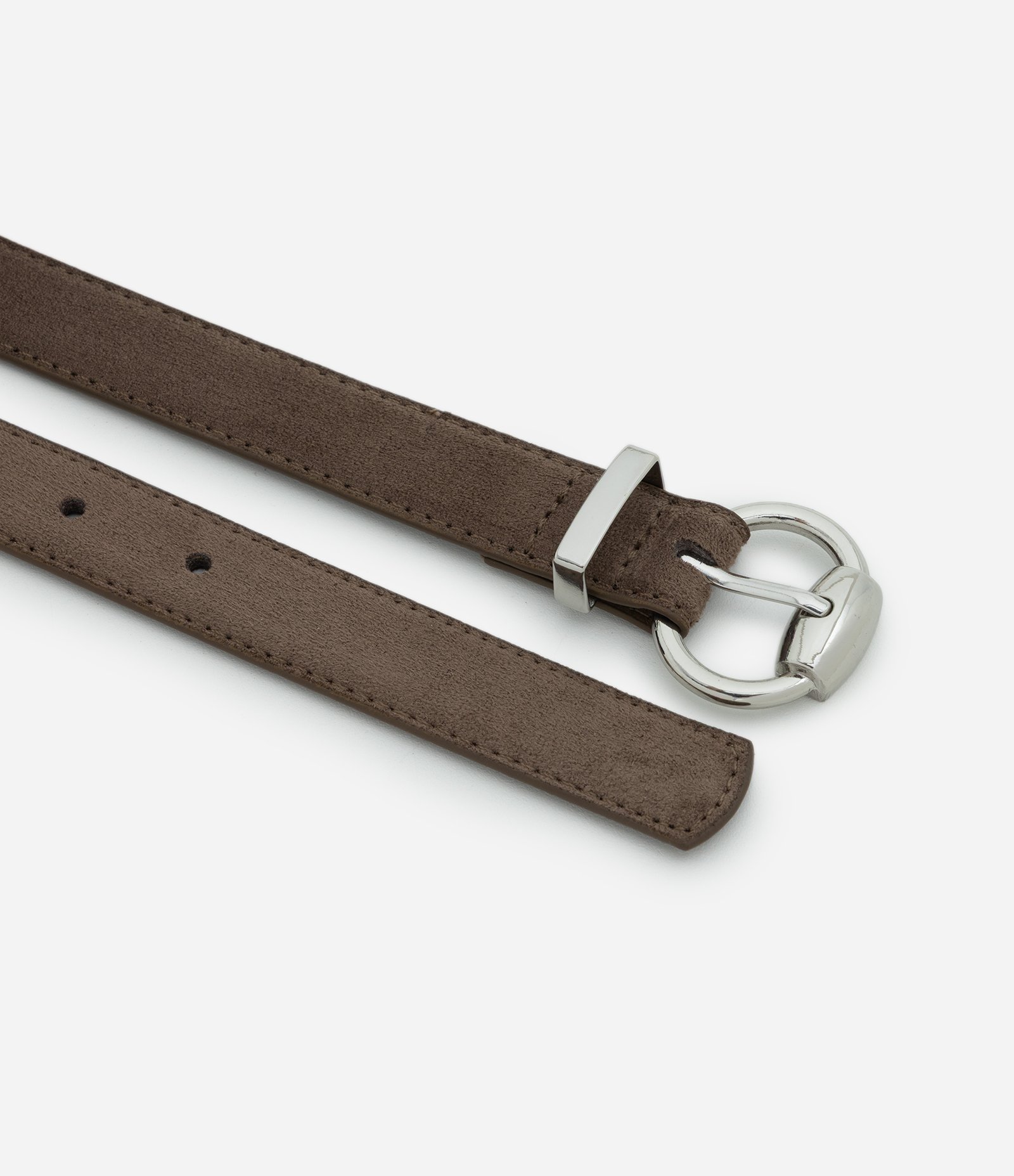 Kit 02 Cintos em Suede com Largura Fina Multicores 4