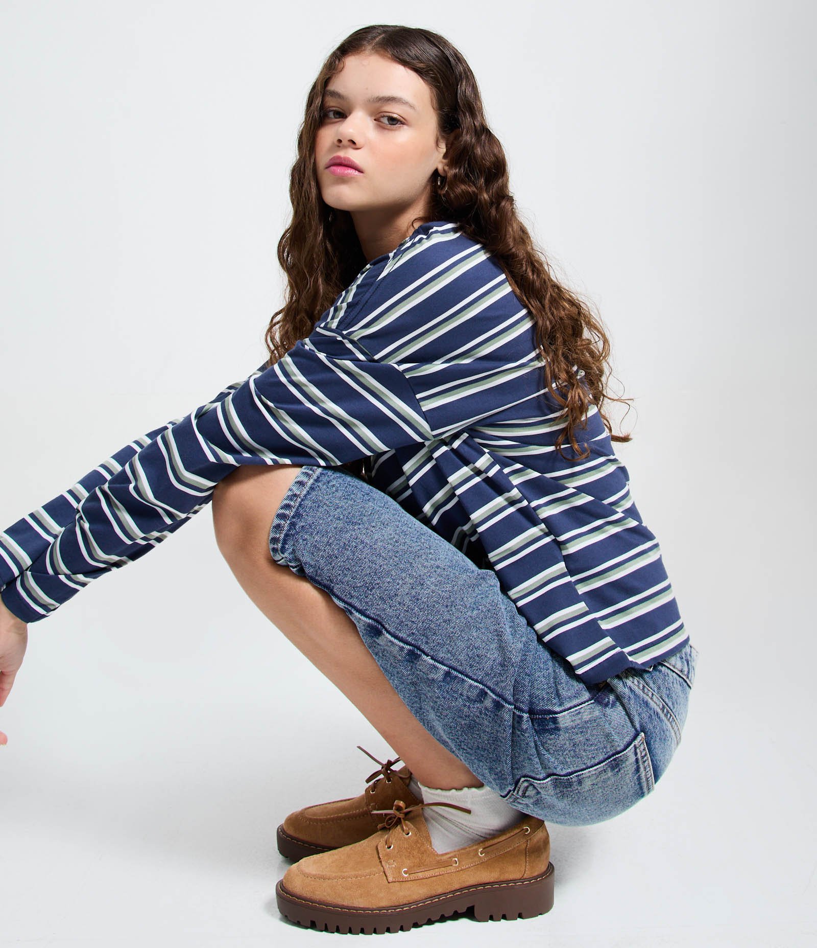 Bermuda Jorts em Jeans com Bolsos Azul 5