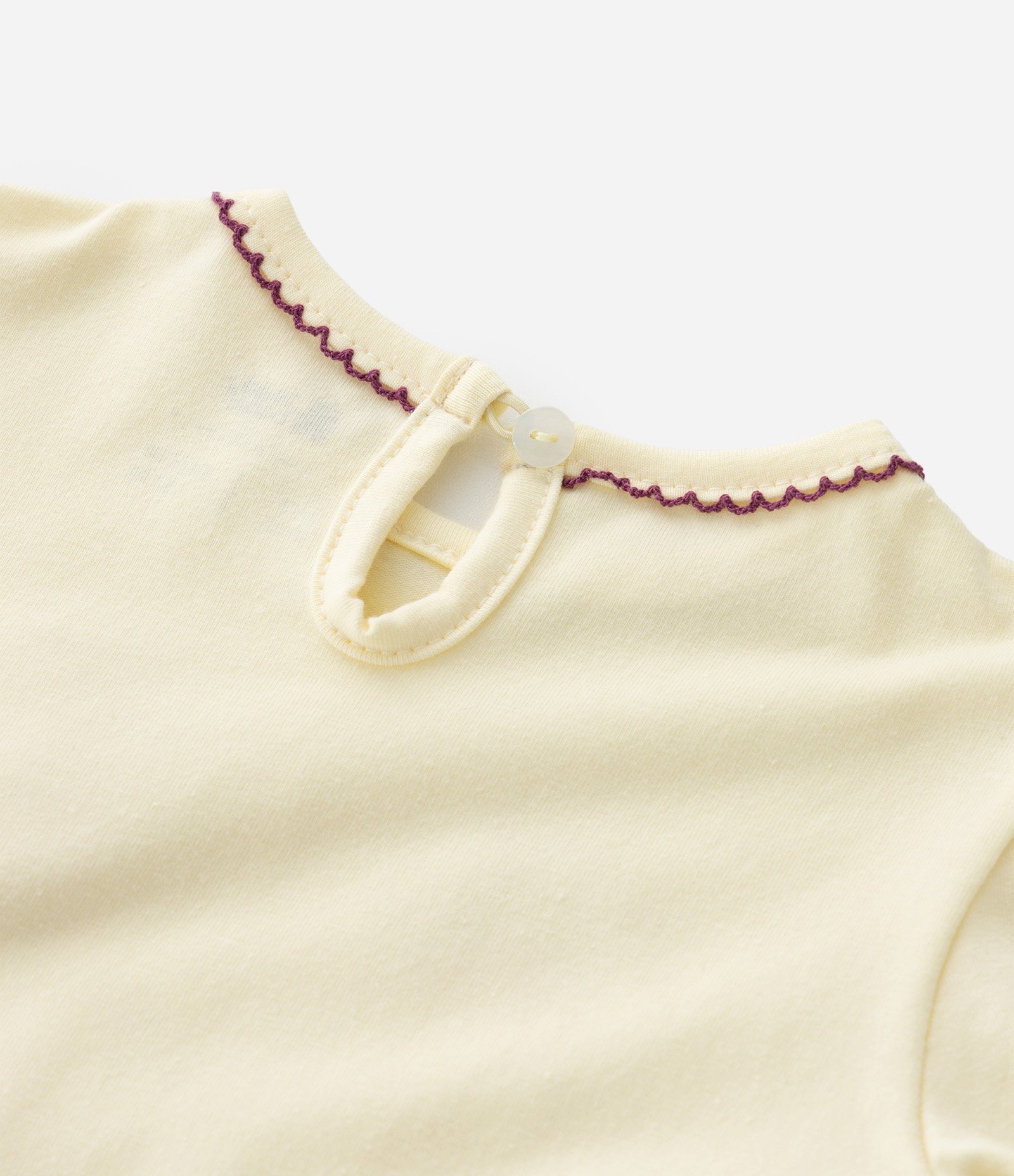 Conjunto Infantil em Cotton Estampa Ícones Fofinhos - Tam 0 a 24 Meses Amarelo 7