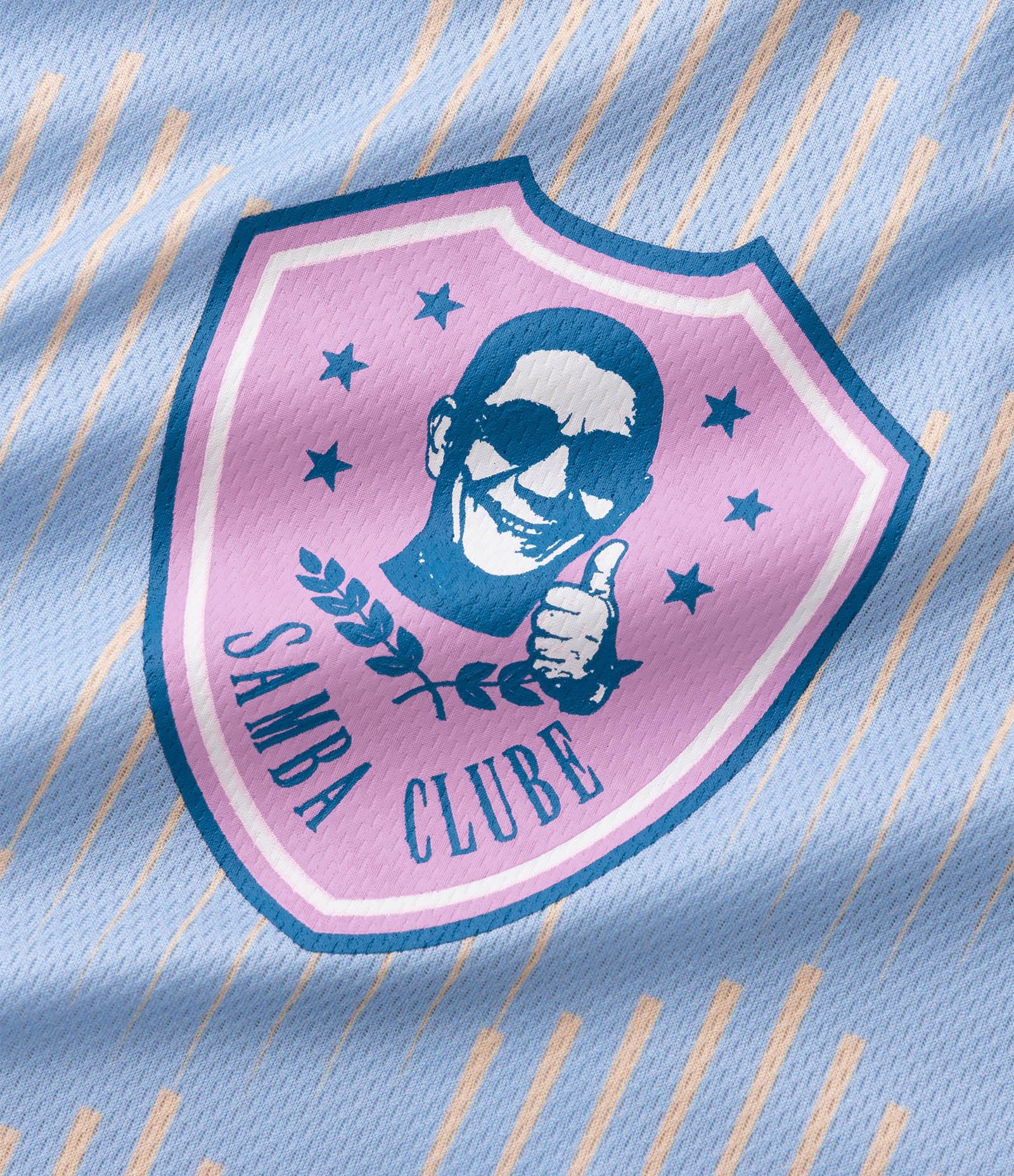 Camiseta Oversized Sportcore com Estampa Samba Clube Zeca Pagodinho Azul claro 13