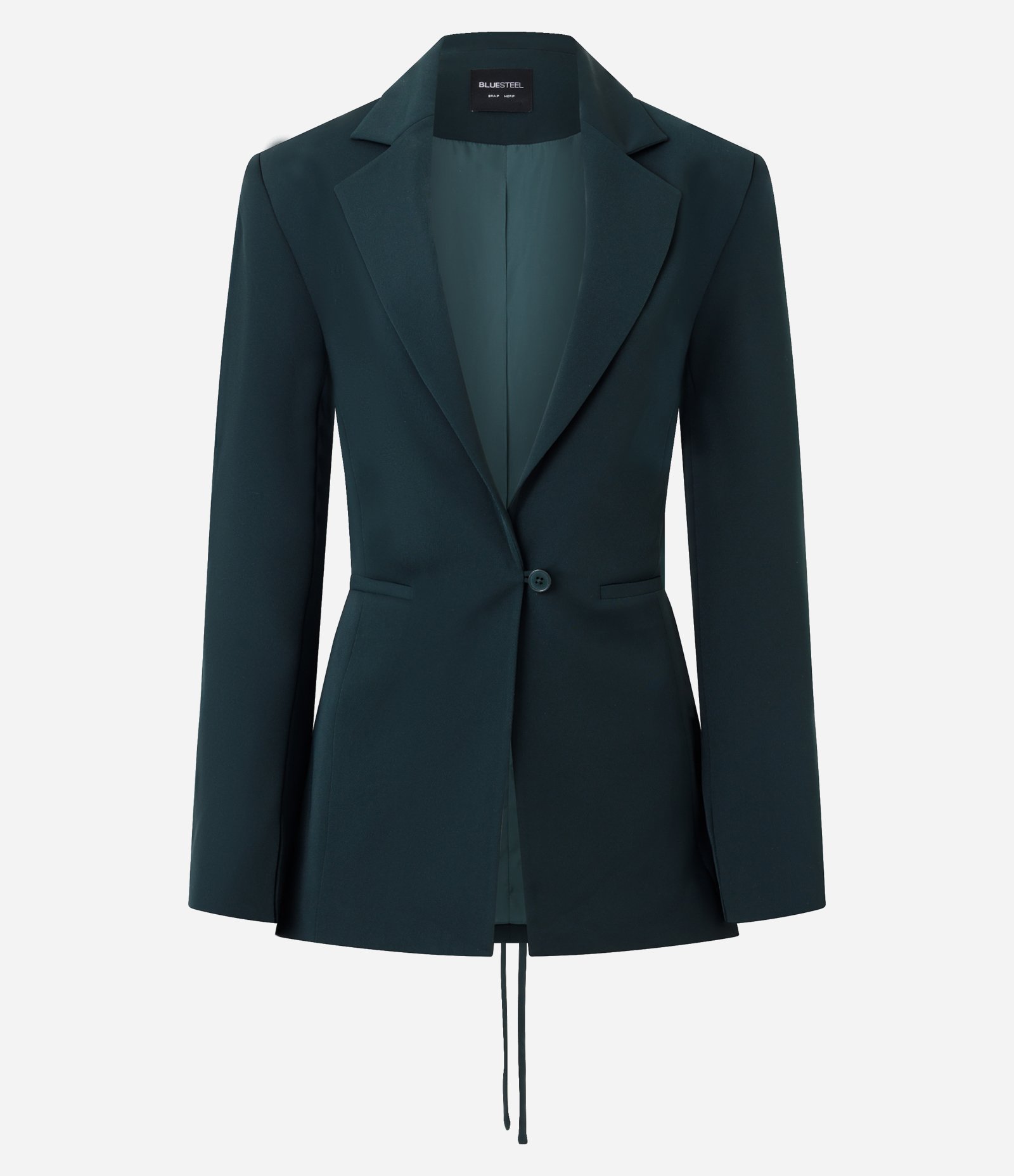 Blazer Alfaiatado com Amarração nas Costas Verde 1
