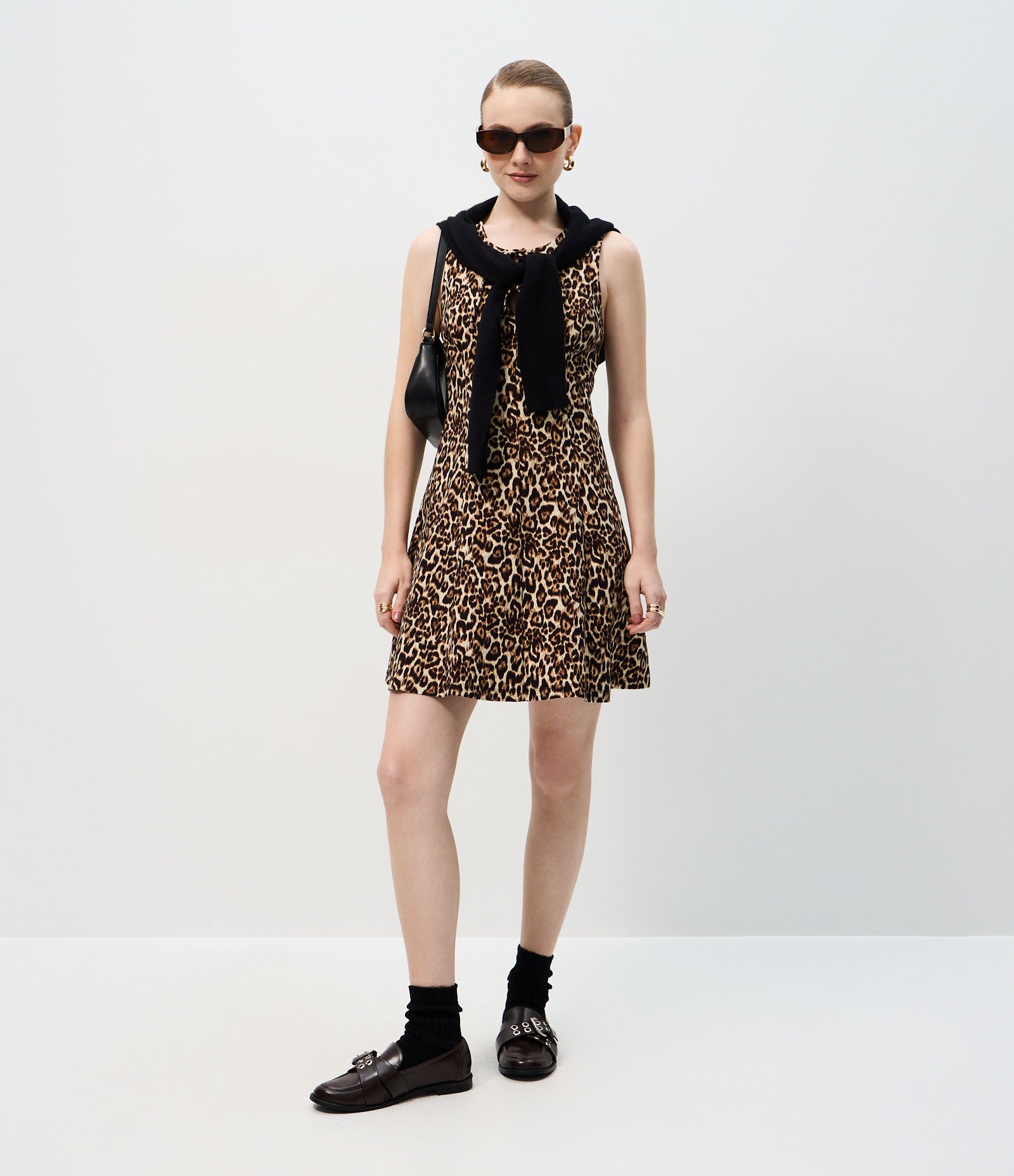 Vestido Curto Animal Print em Bengaline Animal Print 2